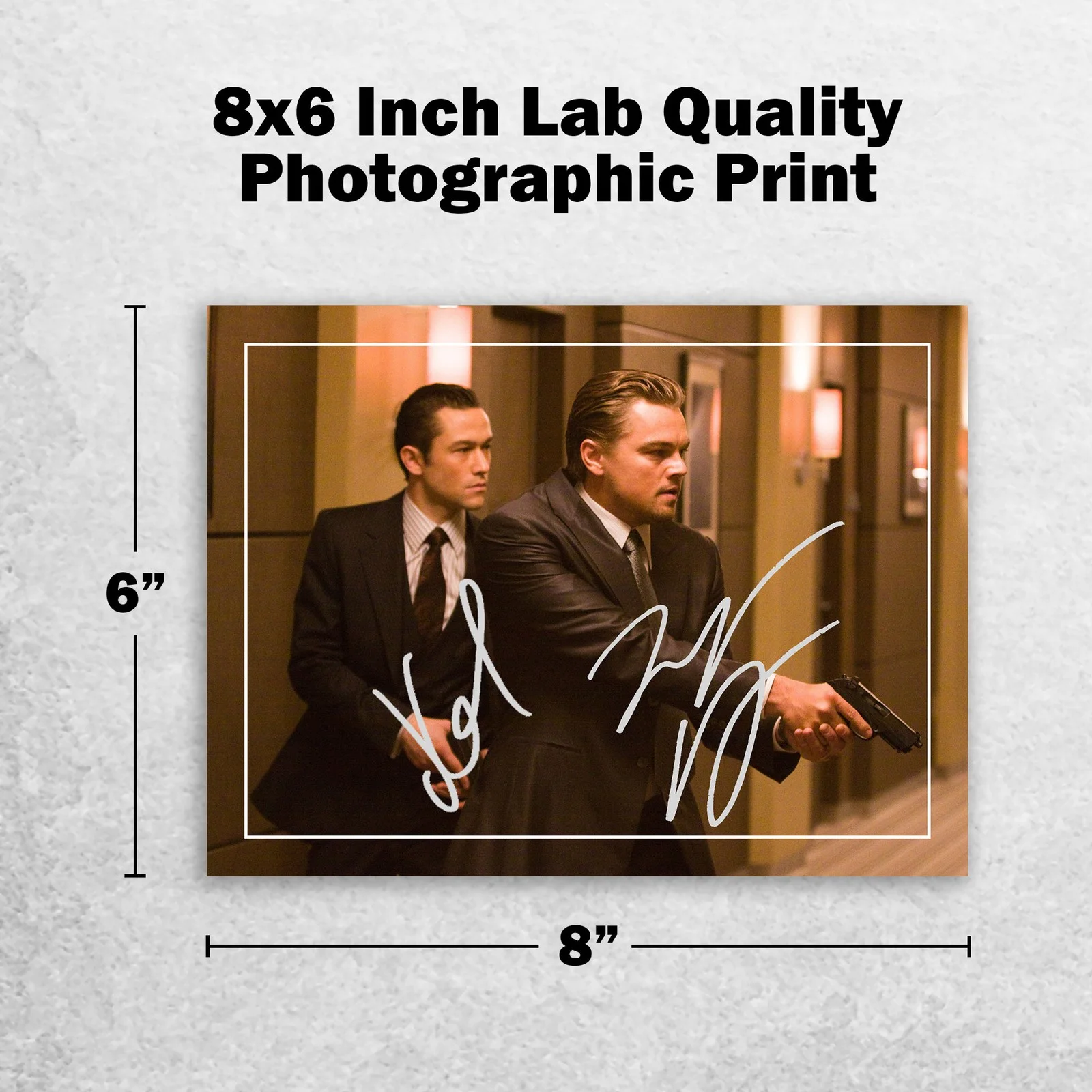 Leonardo DiCaprio Joseph Gordo Signed Memorabilia 8x6 Pre Printed Autograph, image 2