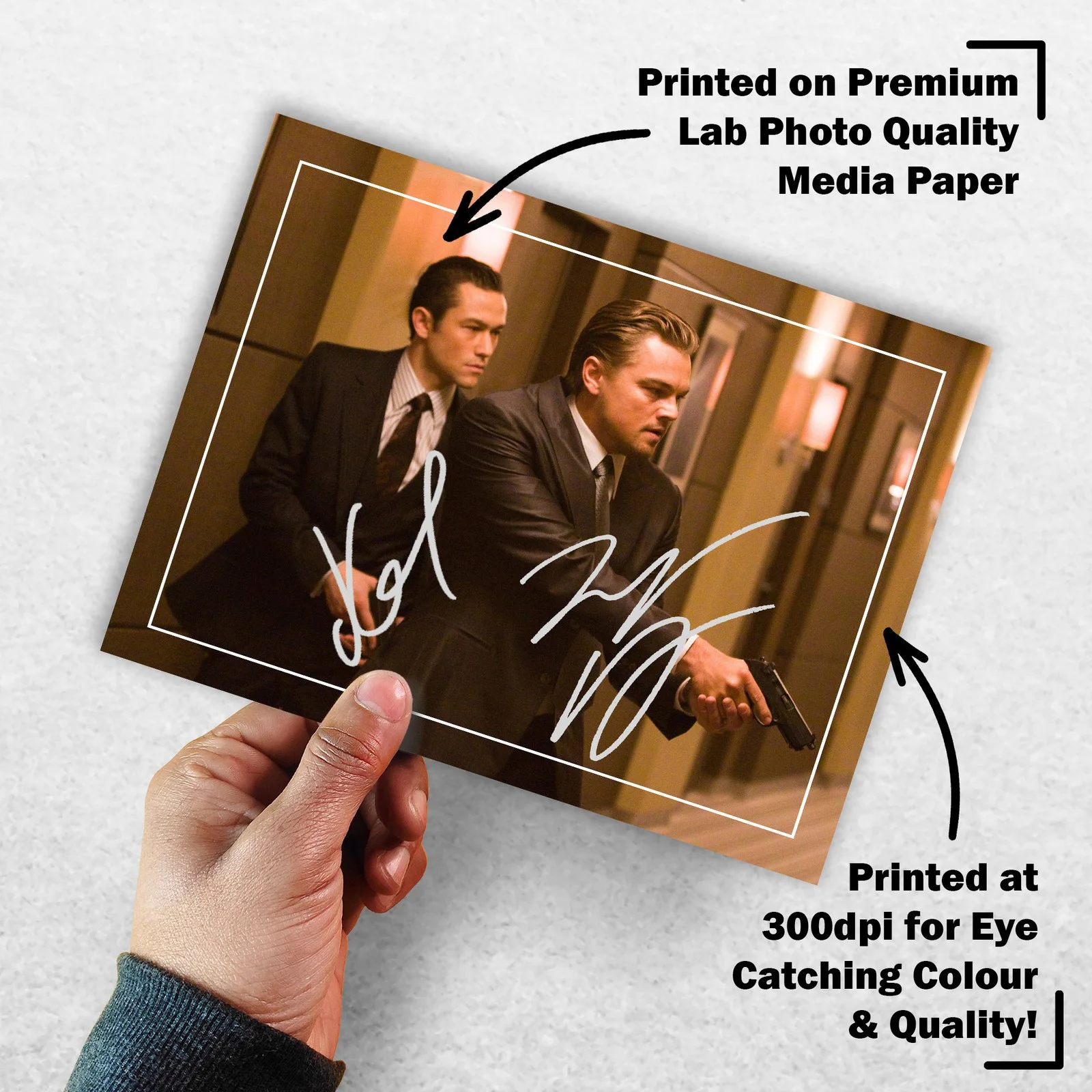 Leonardo DiCaprio Joseph Gordo Signed Memorabilia 8x6 Pre Printed Autograph, image 3