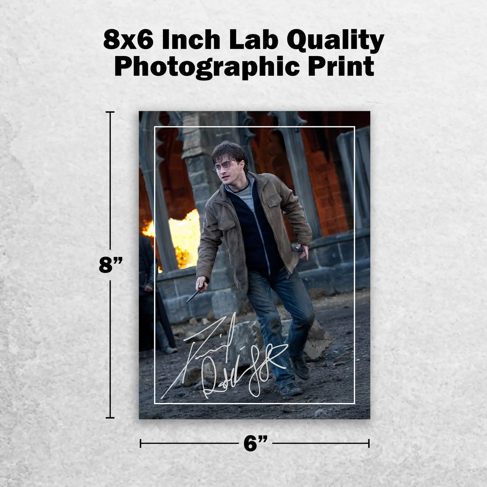 Daniel Radcliffe Signed Memorabilia 8x6 Pre Printed Autograph Photo Memorabilia, image 2
