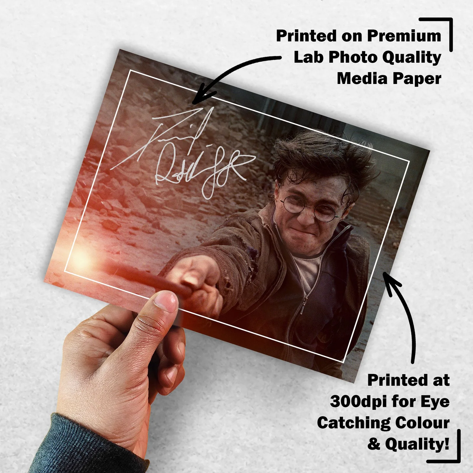 Daniel Radcliffe 8x6 Photo Signed Memorabilia 8x6 Pre Printed Autograph Photo, image 3