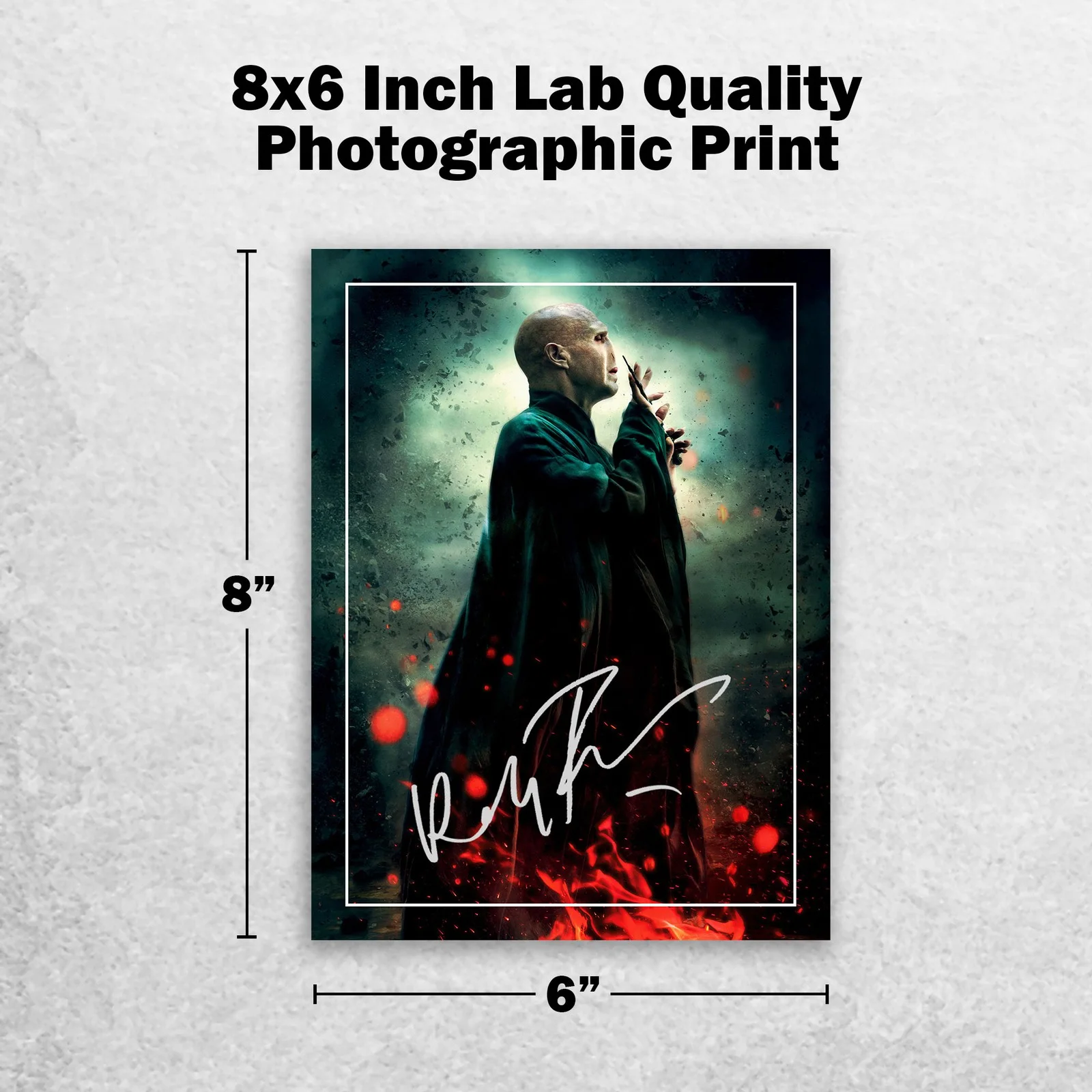Ralph Fiennes 8x6 Photo Signed Memorabilia 8x6 Pre Printed Autograph Photo, изображение 2