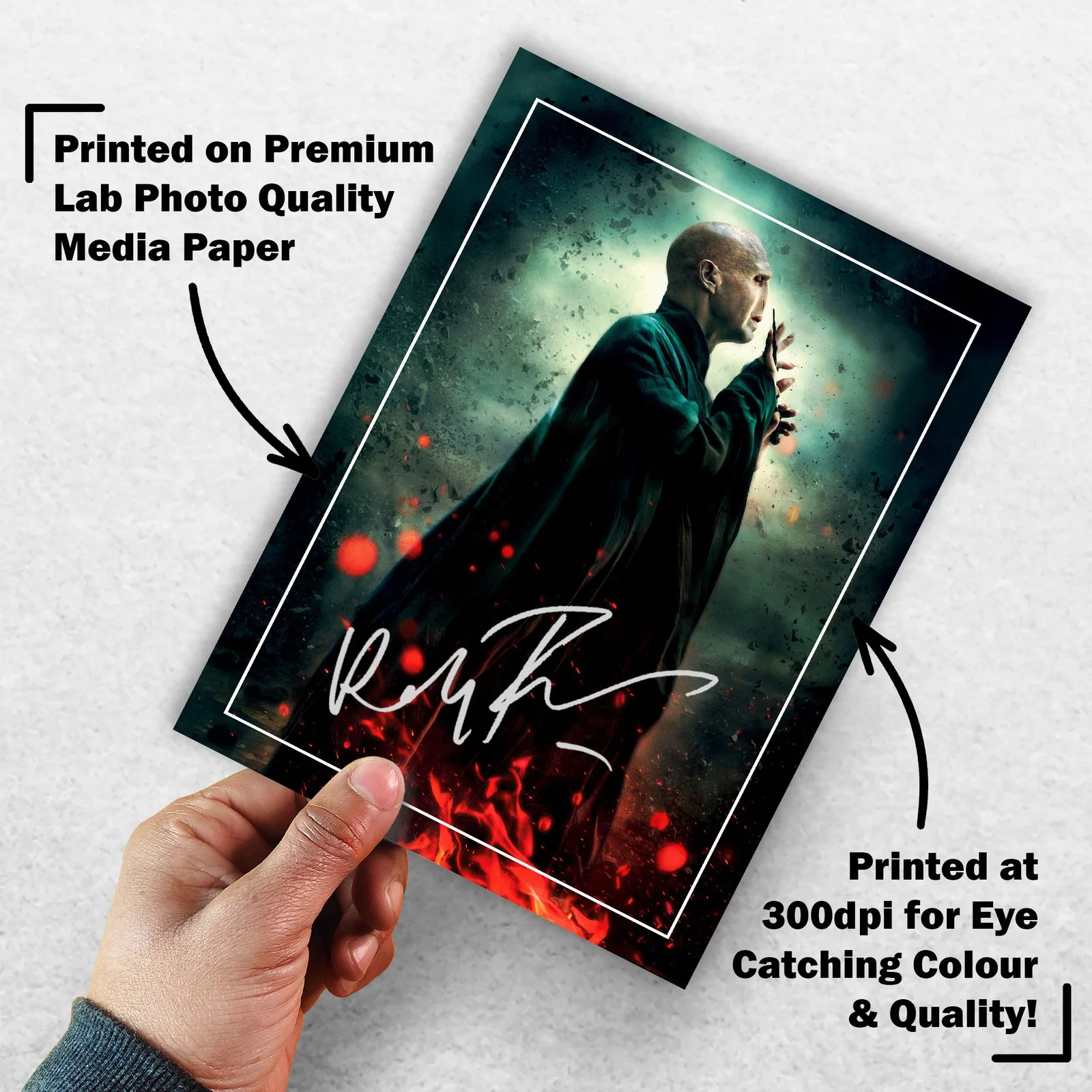 Ralph Fiennes 8x6 Photo Signed Memorabilia 8x6 Pre Printed Autograph Photo, изображение 3