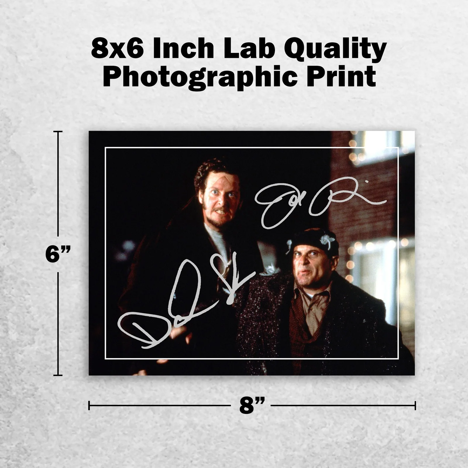 Daniel Stern Joe Pesci Signed Memorabilia 8x6 Pre Printed Autograph Photo, изображение 2