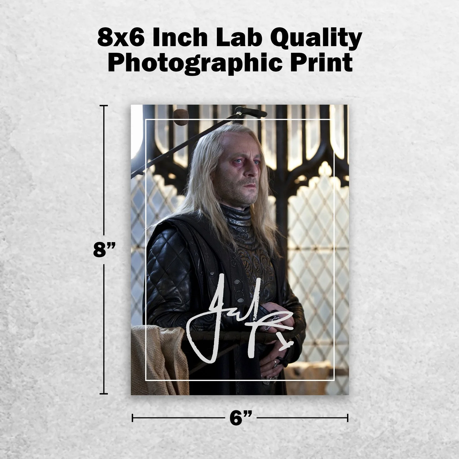 Jason Isaacs 8x6 Photo Signed Memorabilia 8x6 Pre Printed Autograph Photo, изображение 2
