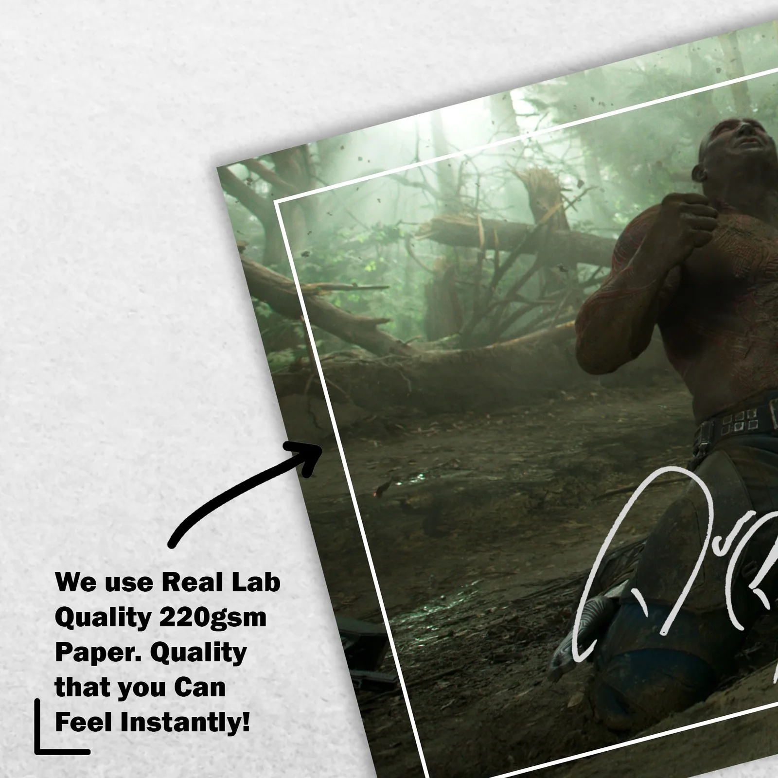 Dave Bautista 8x6 Photo Signed Memorabilia 8x6 Pre Printed Autograph Photo, изображение 4