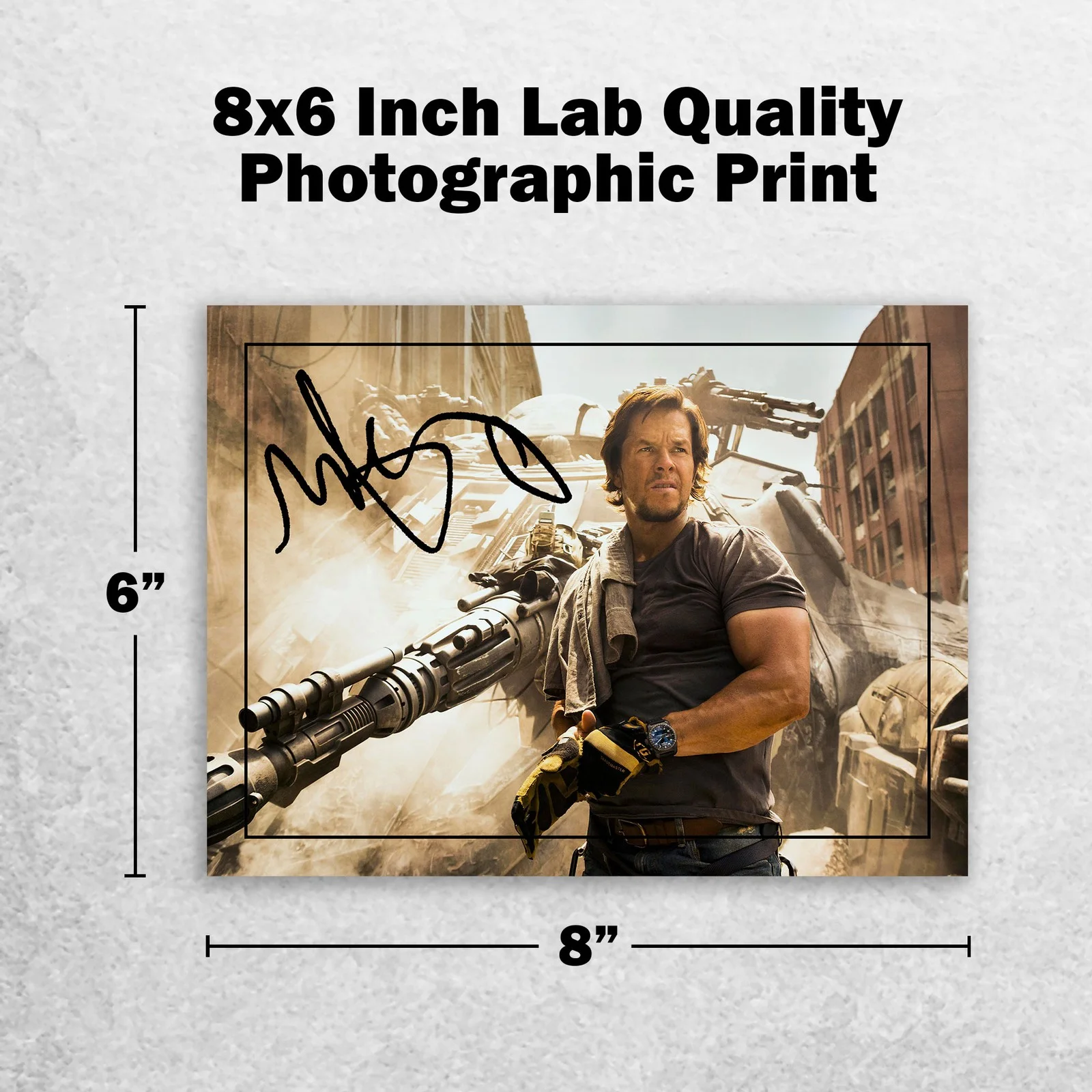 Mark Wahlberg Signed Memorabilia 8x6 Pre Printed Autograph Photo Memorabilia, image 2