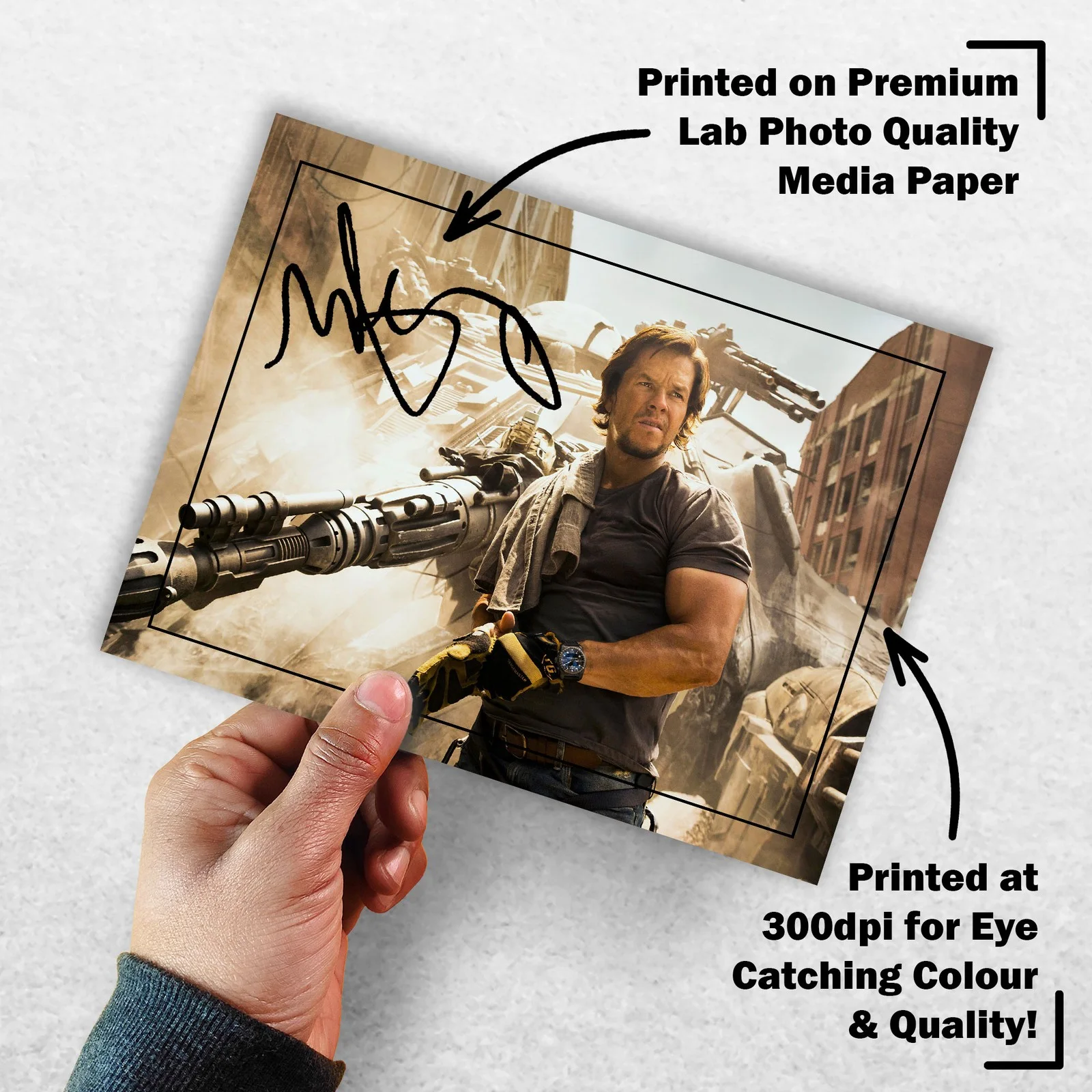 Mark Wahlberg Signed Memorabilia 8x6 Pre Printed Autograph Photo Memorabilia, image 3