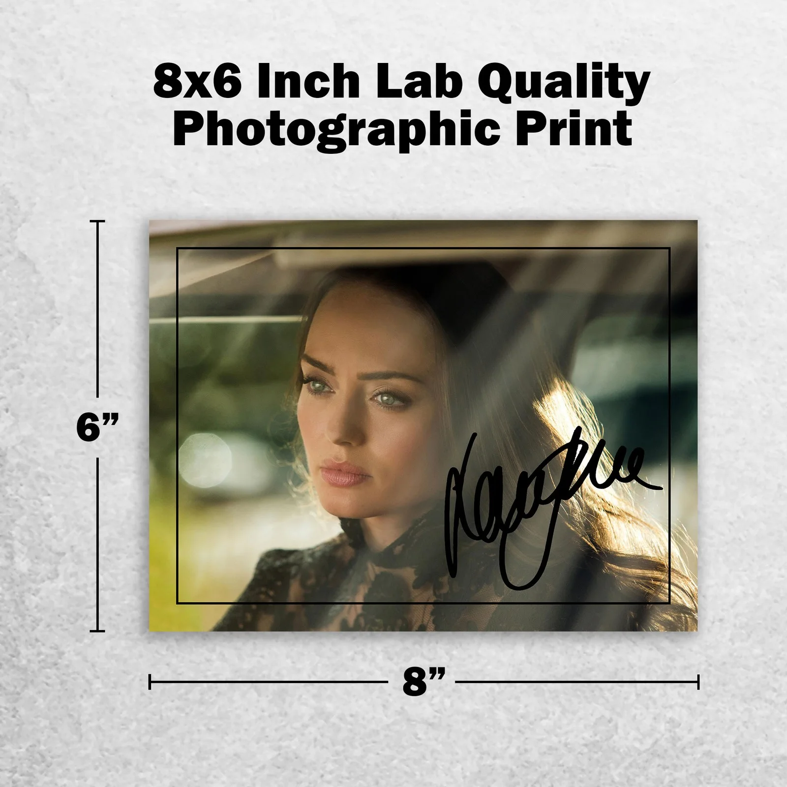 Laura Haddock Signed Memorabilia 8x6 Pre Printed Autograph Photo Memorabilia, изображение 2
