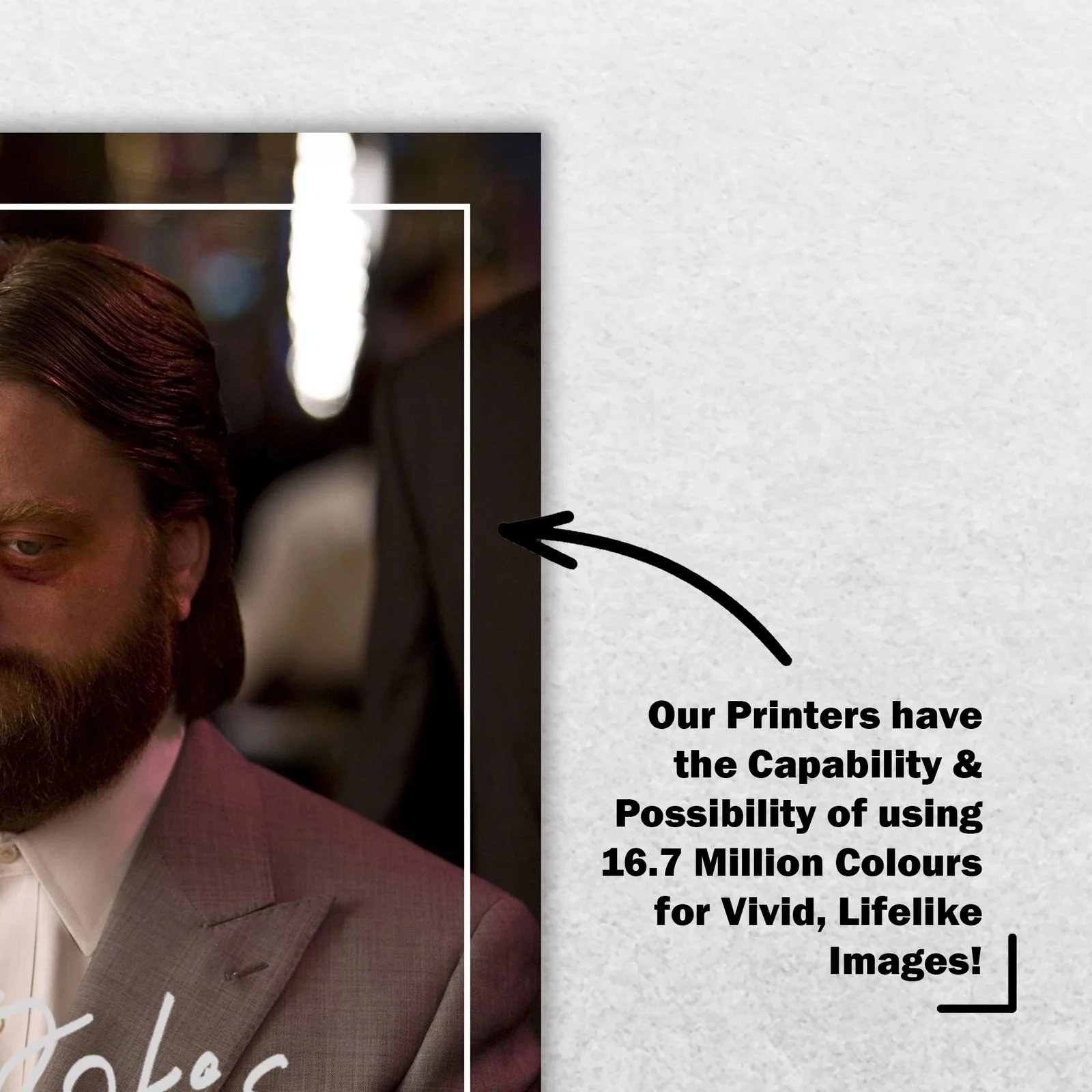 Zach Galifianakis 8x6 Photo Signed Memorabilia 8x6 Pre Printed Autograph Photo, image 5
