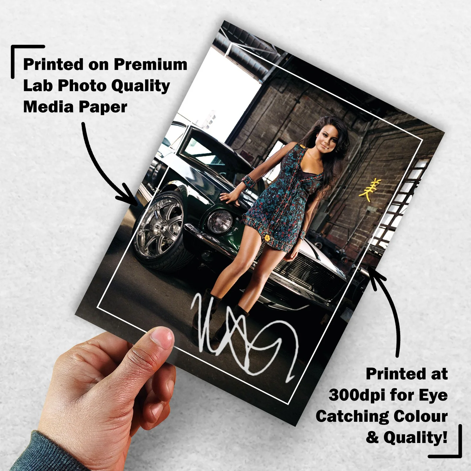 Nathalie Kelley Signed Memorabilia 8x6 Pre Printed Autograph Photo Memorabilia, image 3
