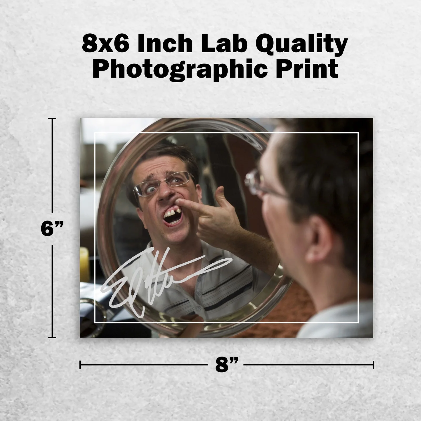 Ed Helms 8x6 Photo Signed Memorabilia 8x6 Pre Printed Autograph Photo, image 2