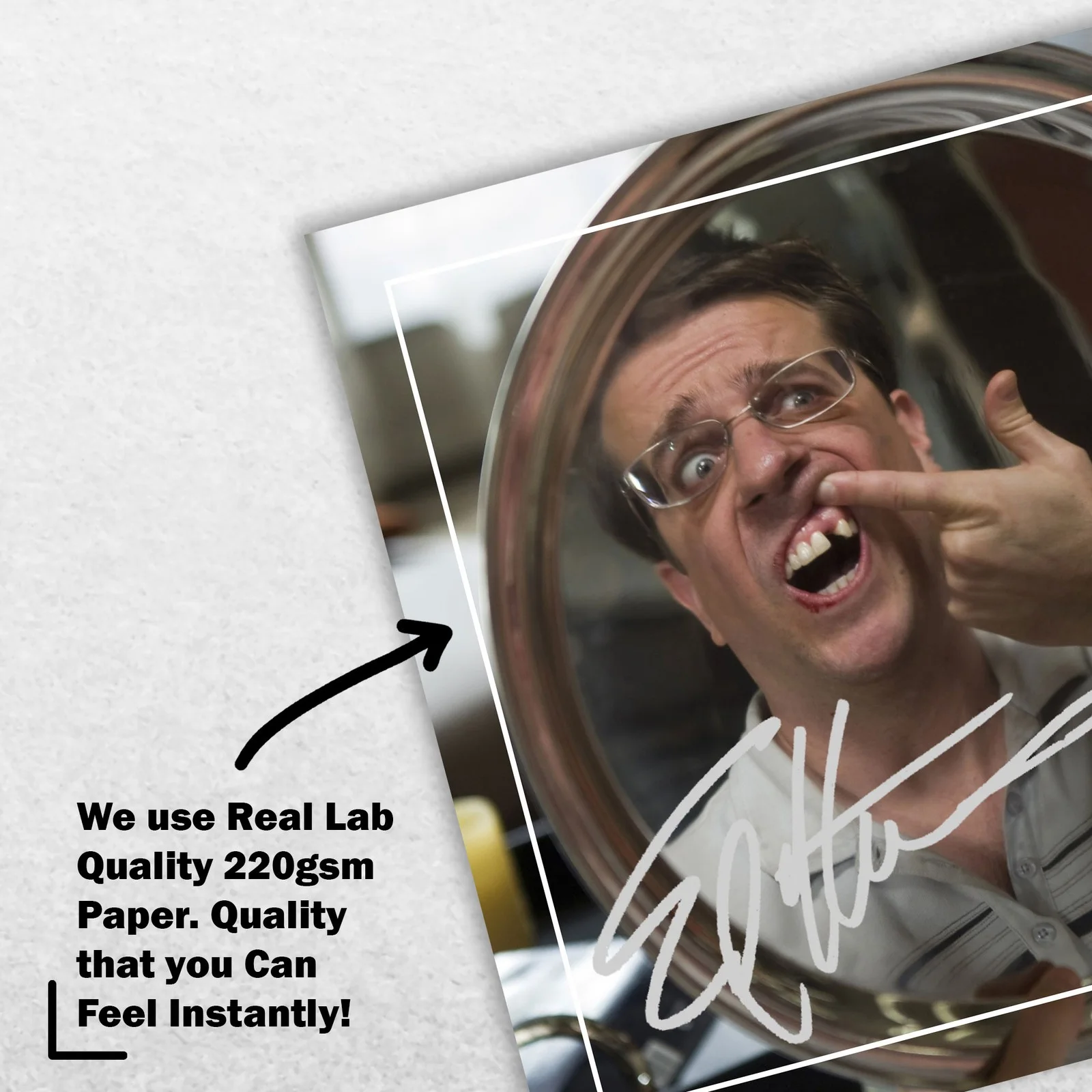 Ed Helms 8x6 Photo Signed Memorabilia 8x6 Pre Printed Autograph Photo, image 4