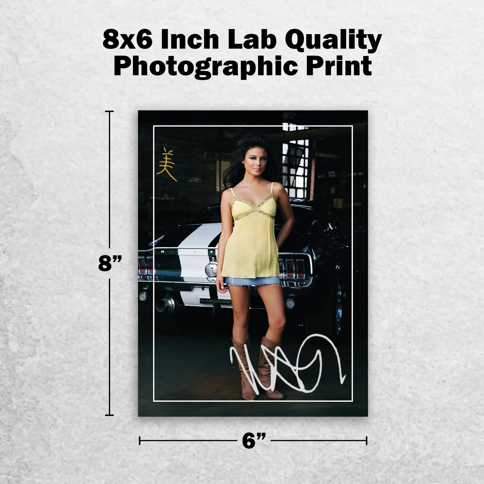 Nathalie Kelley Signed Memorabilia 8x6 Pre Printed Autograph Photo Memorabilia, image 2