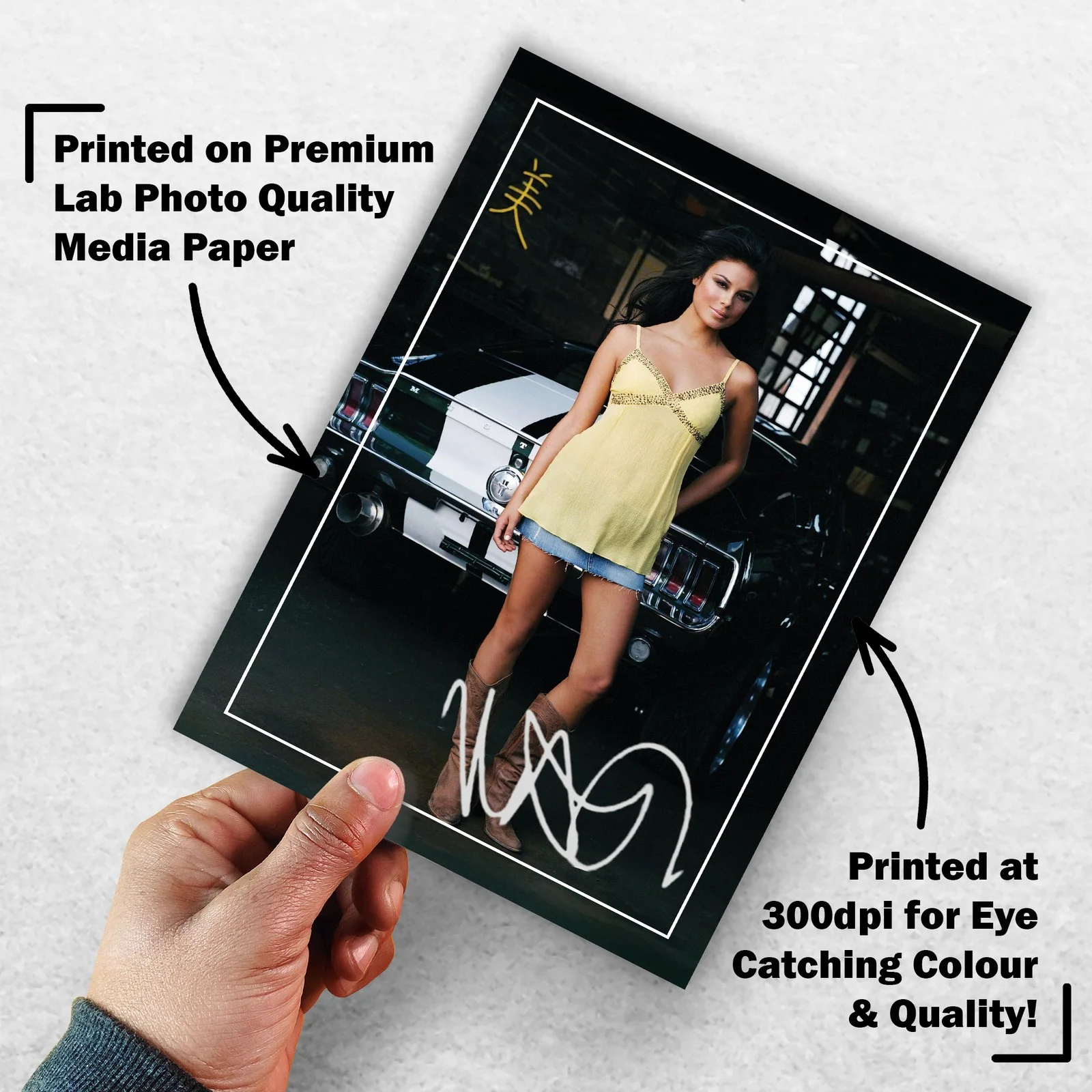 Nathalie Kelley Signed Memorabilia 8x6 Pre Printed Autograph Photo Memorabilia, image 3