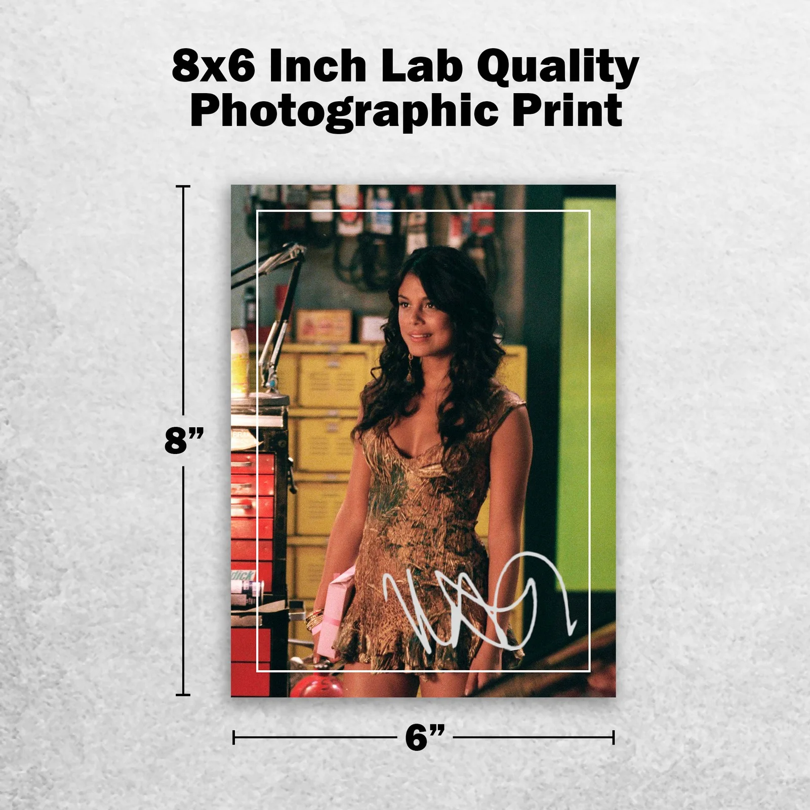 Nathalie Kelley Signed Memorabilia 8x6 Pre Printed Autograph Photo Memorabilia, image 2