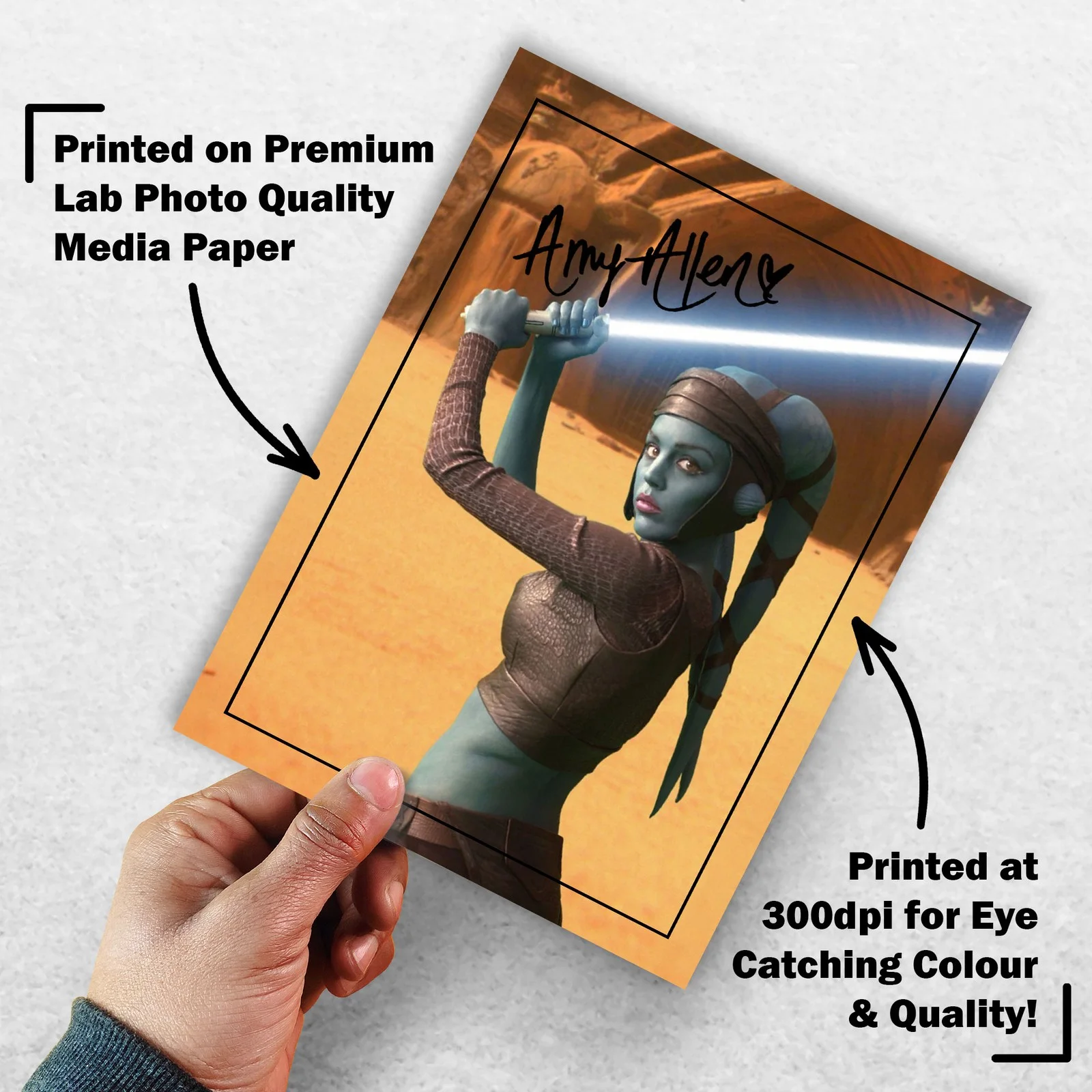 Amy Allen Signed Memorabilia 8x6 Pre Printed Autograph Photo Memorabilia, изображение 3