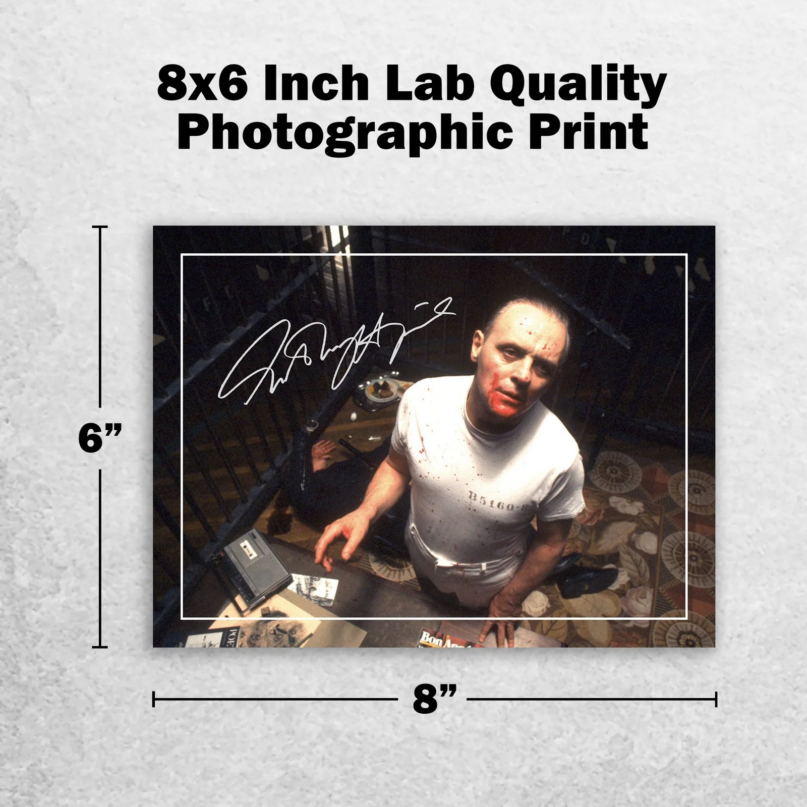 Anthony Hopkins Signed Memorabilia 8x6 Pre Printed Autograph Photo Memorabilia, изображение 2