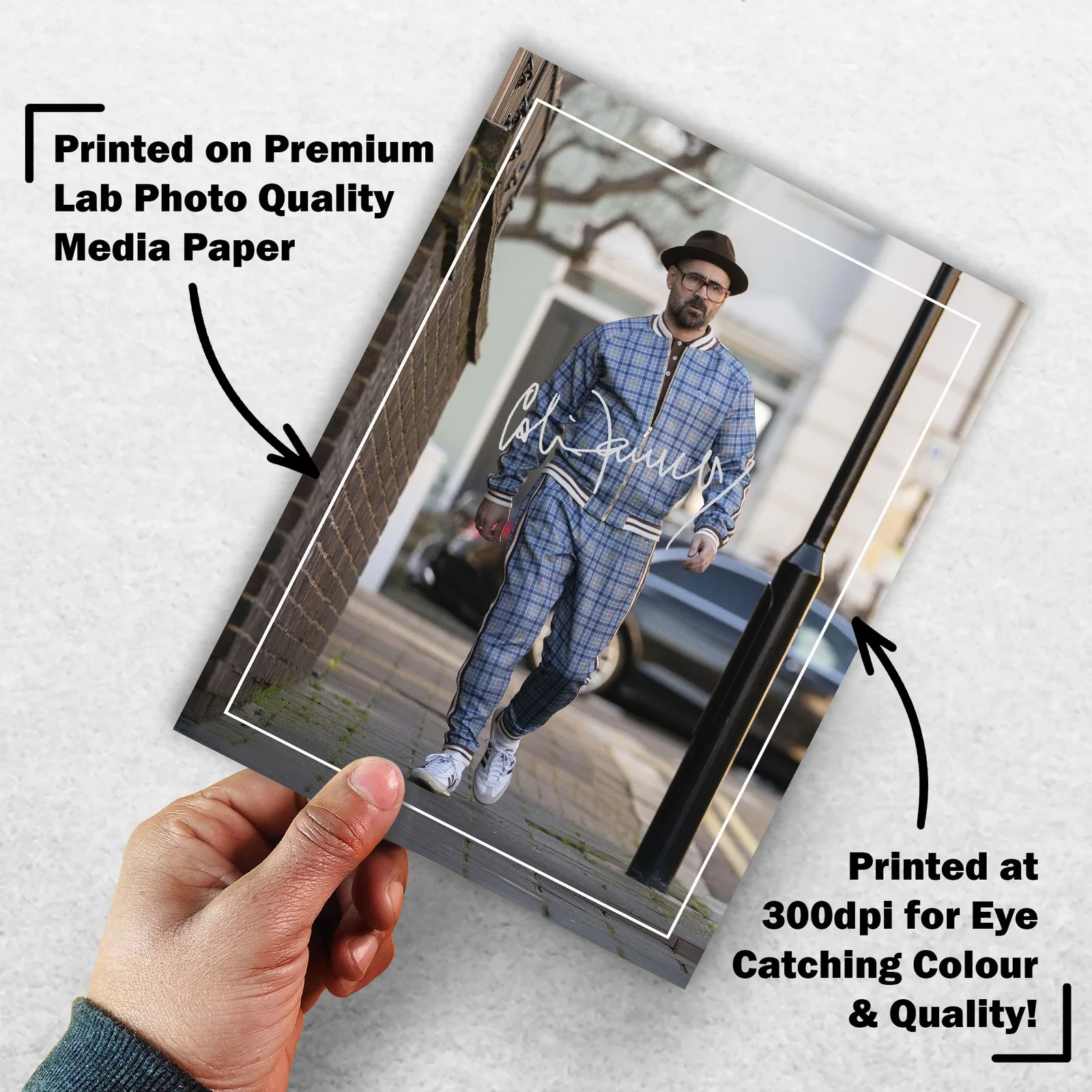 Colin Farrell 8x6 Photo Signed Memorabilia 8x6 Pre Printed Autograph Photo, изображение 3