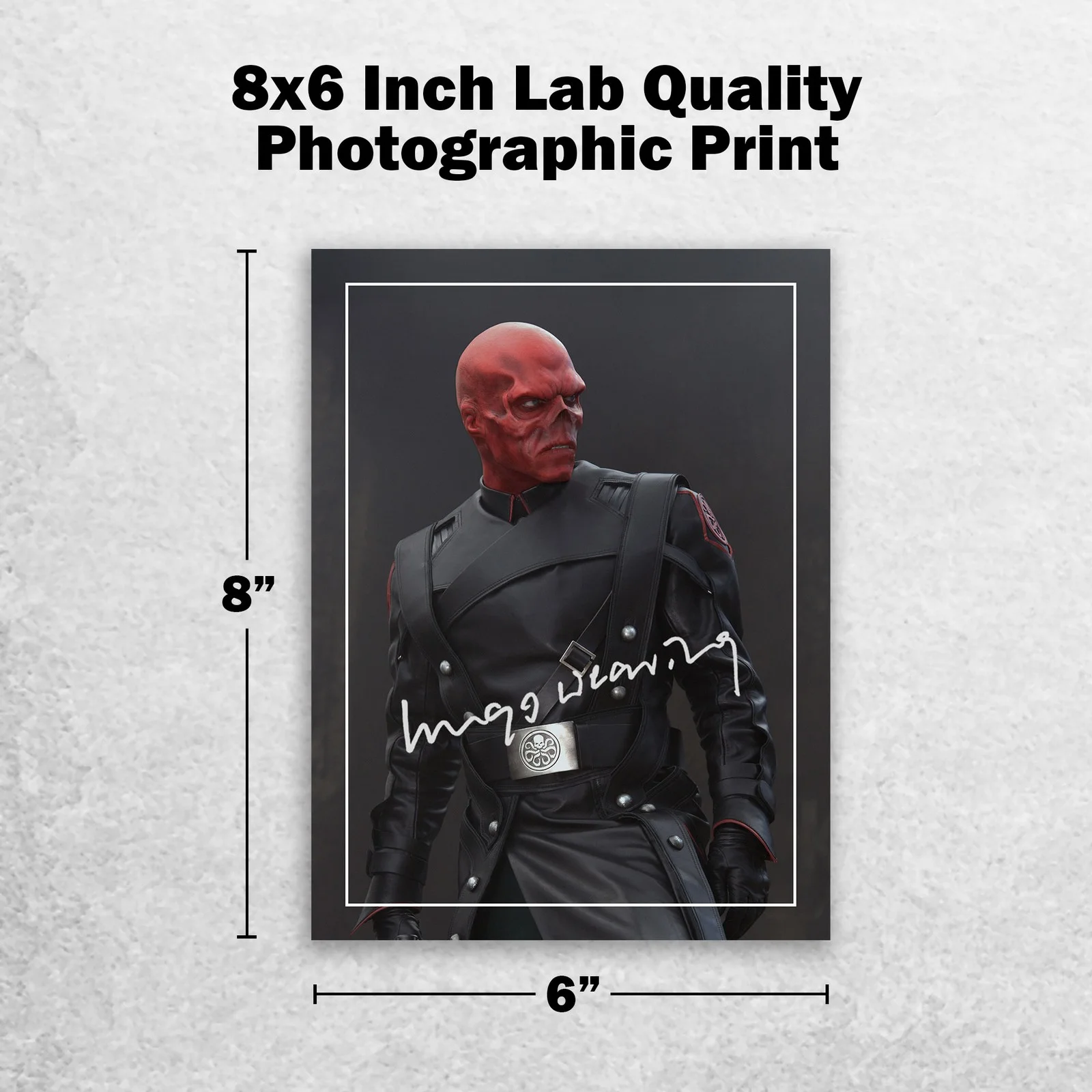 Hugo Weaving 8x6 Photo Signed Memorabilia 8x6 Pre Printed Autograph Photo, изображение 2