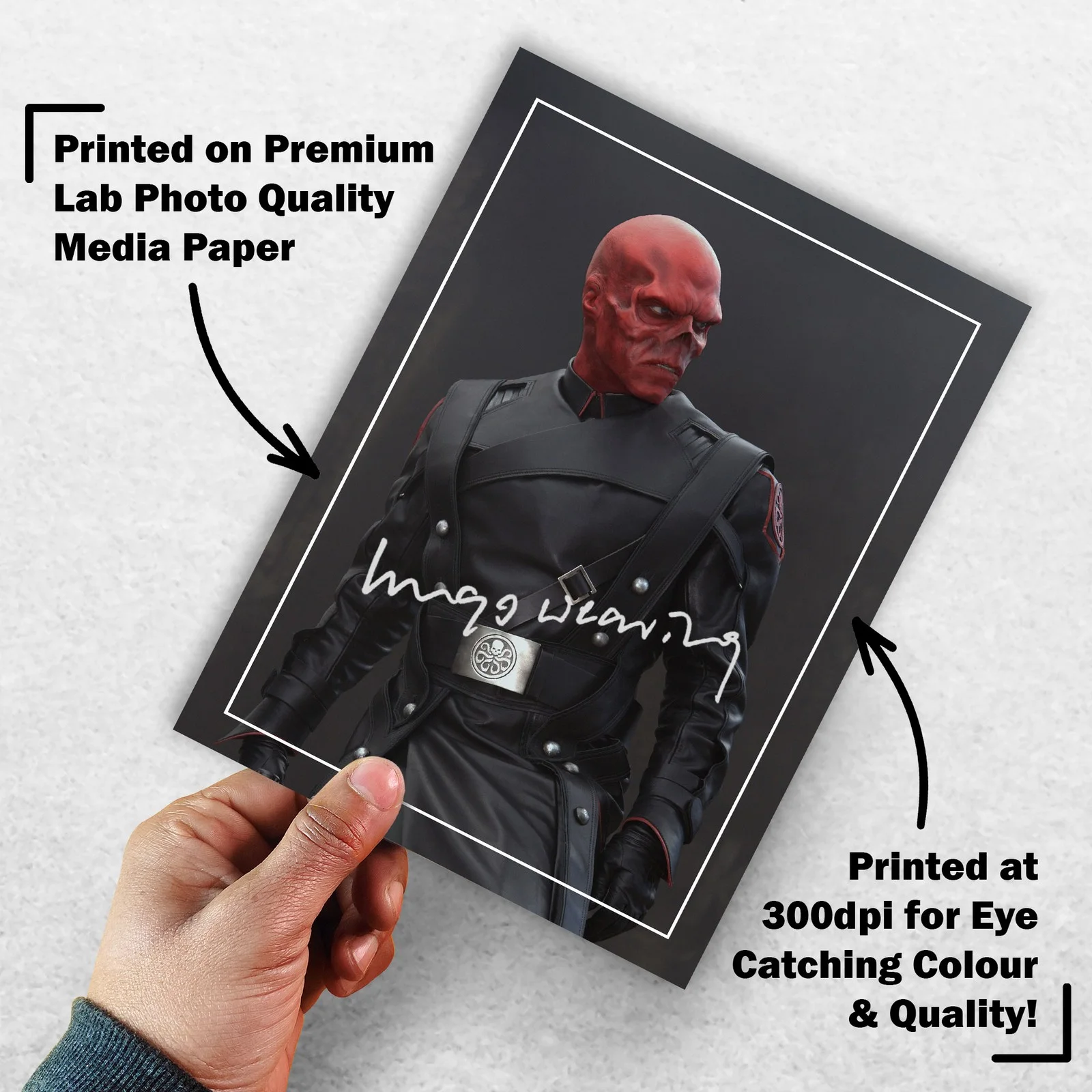 Hugo Weaving 8x6 Photo Signed Memorabilia 8x6 Pre Printed Autograph Photo, изображение 3