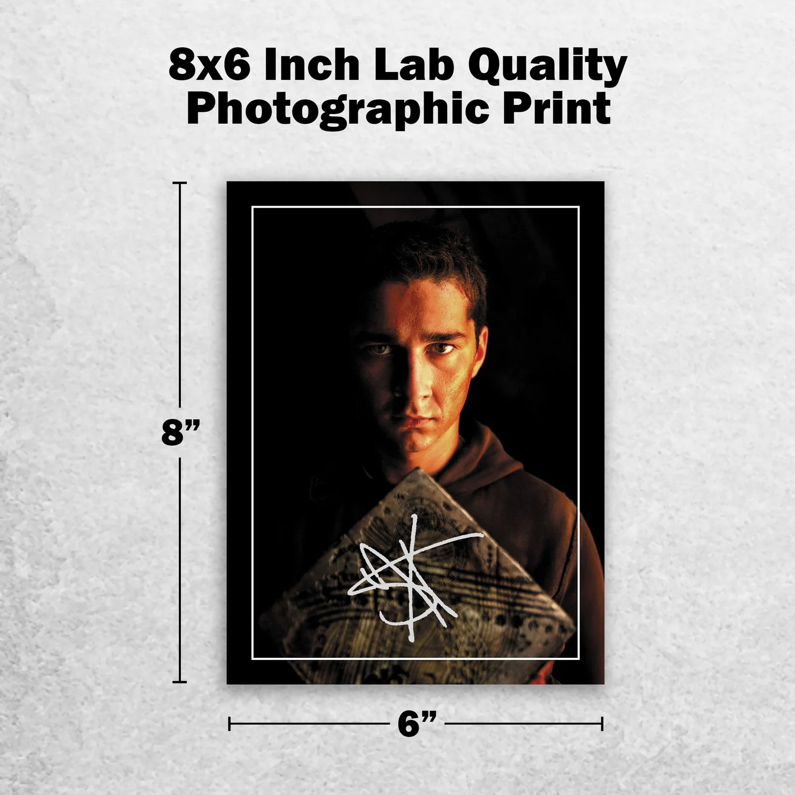 Shia LaBeouf 8x6 Photo Signed Memorabilia 8x6 Pre Printed Autograph Photo, изображение 2