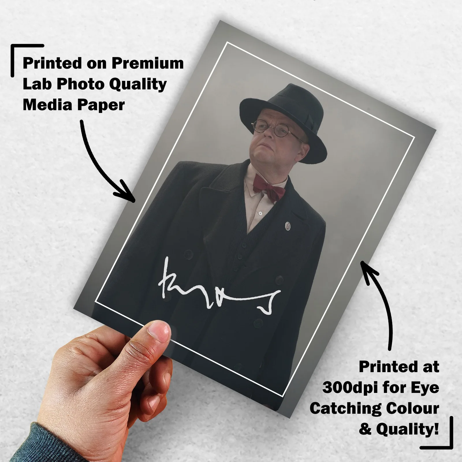 Toby Jones Signed Memorabilia 8x6 Pre Printed Autograph Photo Memorabilia, изображение 3
