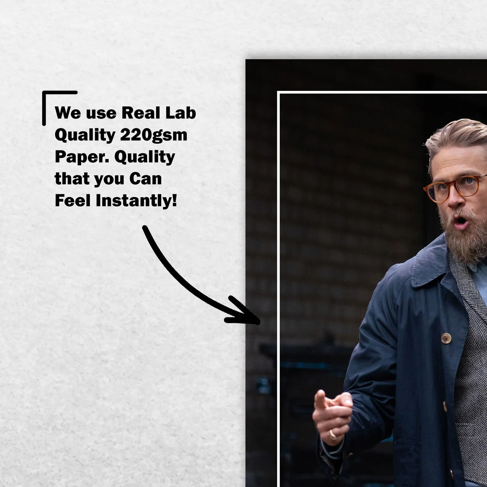 Charlie Hunnam Signed Memorabilia 8x6 Pre Printed Autograph Photo Memorabilia, image 4