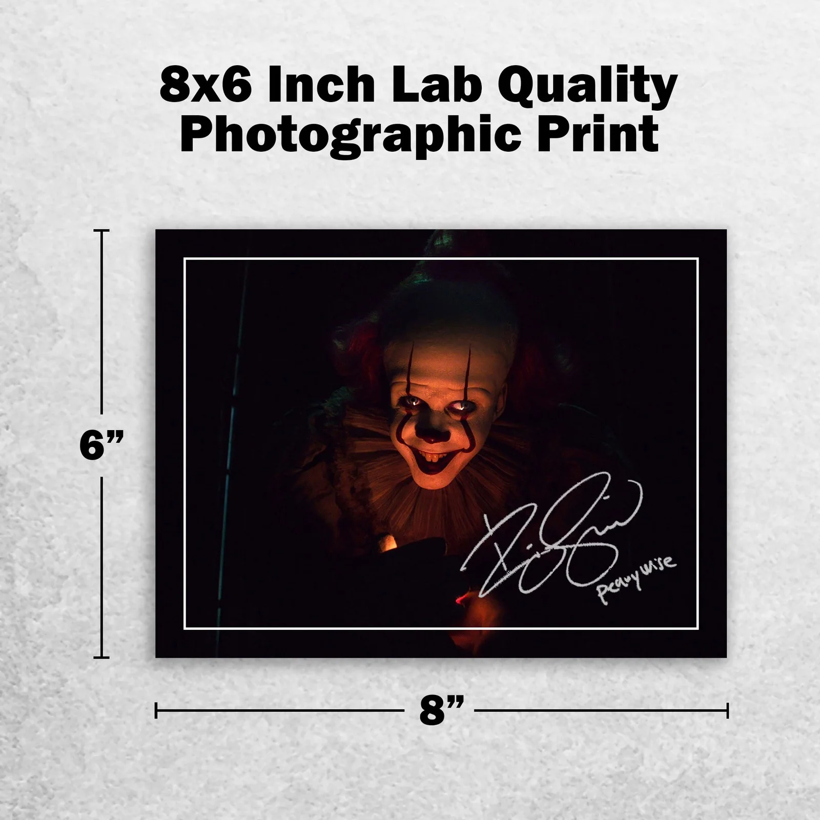 Bill Skarsgård 8x6 Photo Signed Memorabilia 8x6 Pre Printed Autograph Photo, изображение 2