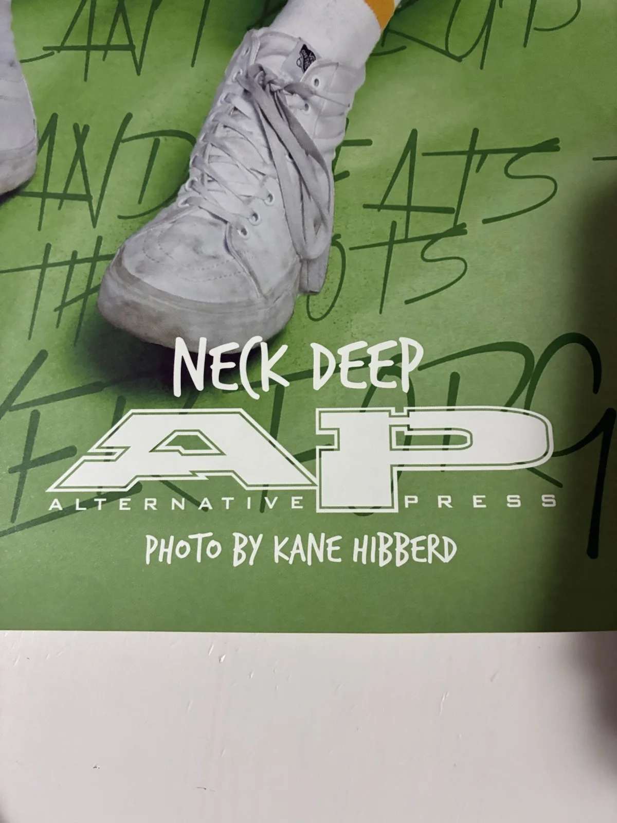 NECK DEEP SIGNED AUTOGRAPH X5 Band POSTER alternative Press, image 2