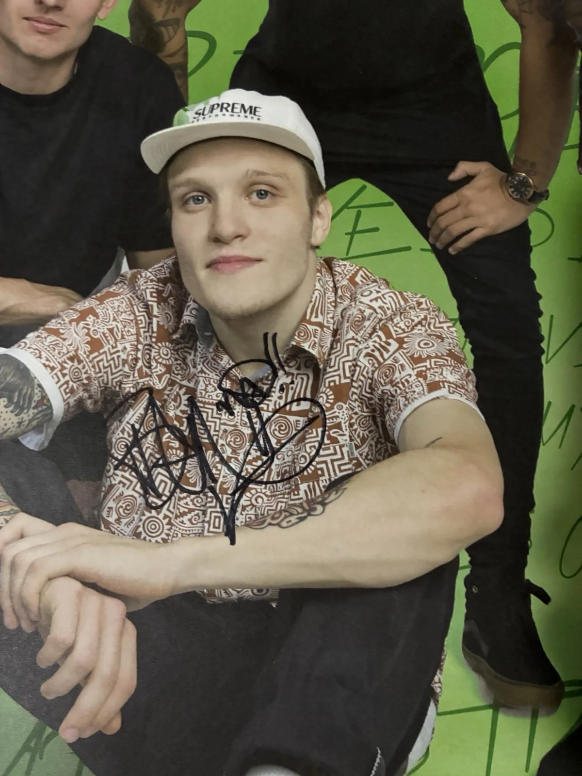 NECK DEEP SIGNED AUTOGRAPH X5 Band POSTER alternative Press, image 3
