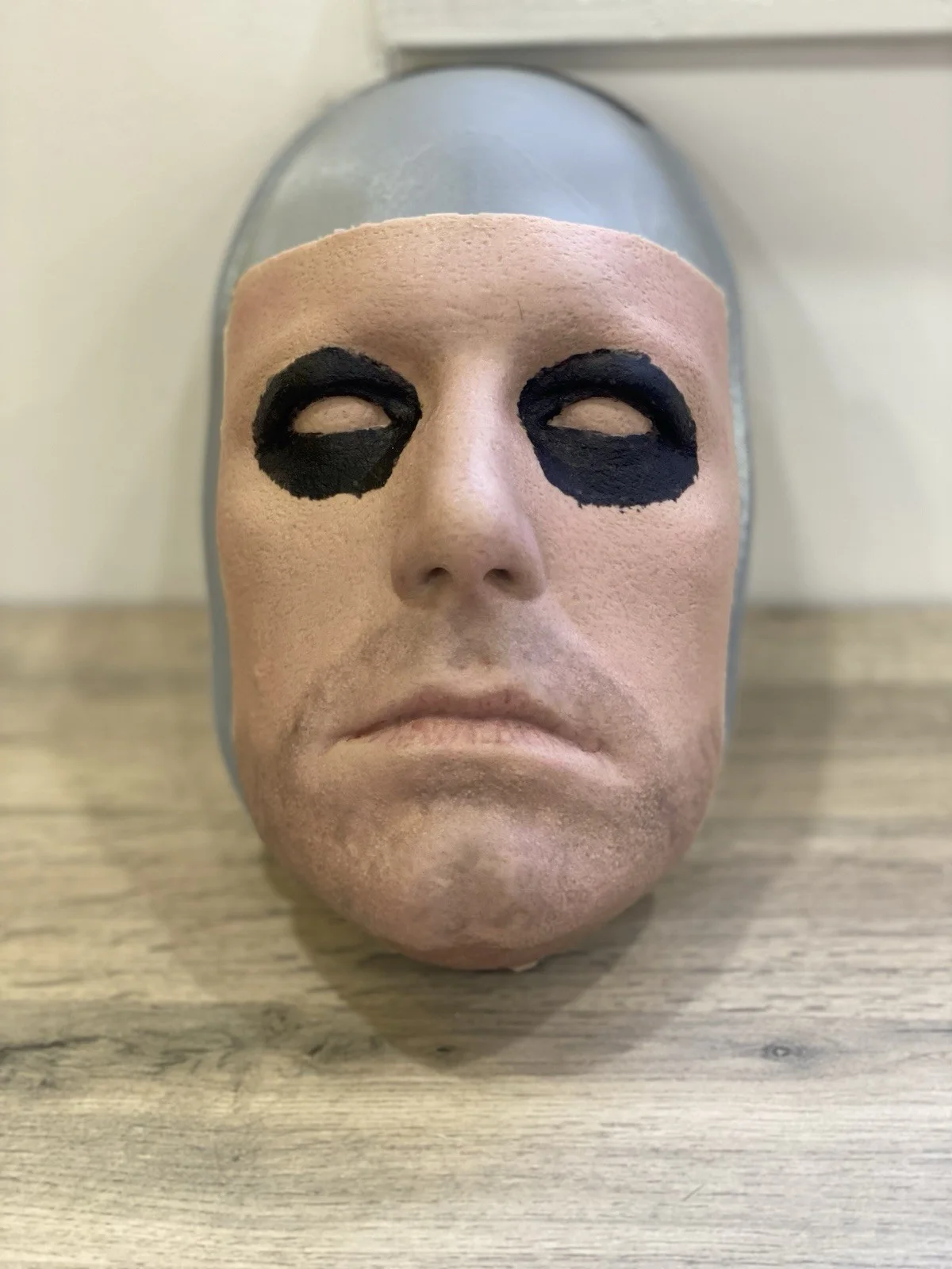 Batman Cowl Ben Affleck Batfleck Silicone Face 1:1 Prop Hyper Real. Wearable, image 2