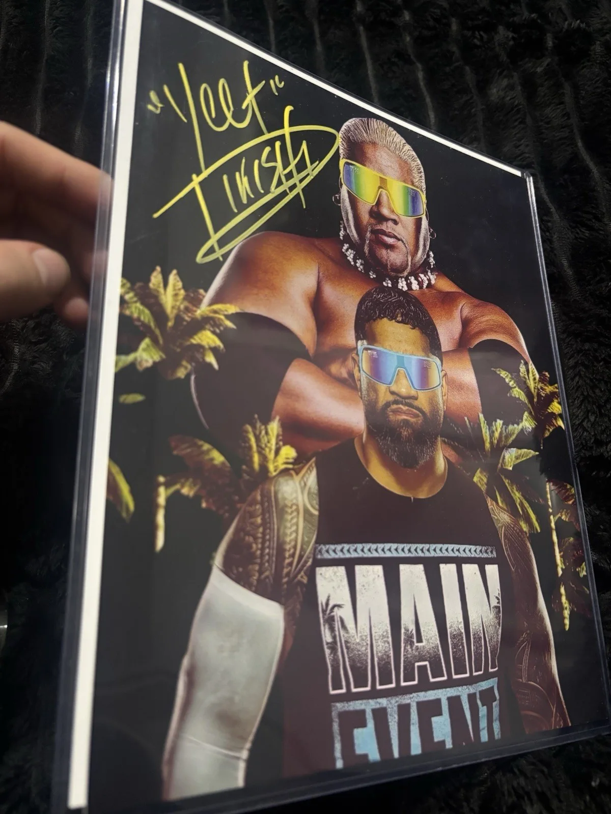 Yeet Signed 8x10 Rare Photo Jey USO With Tikishi Brand new, изображение 2