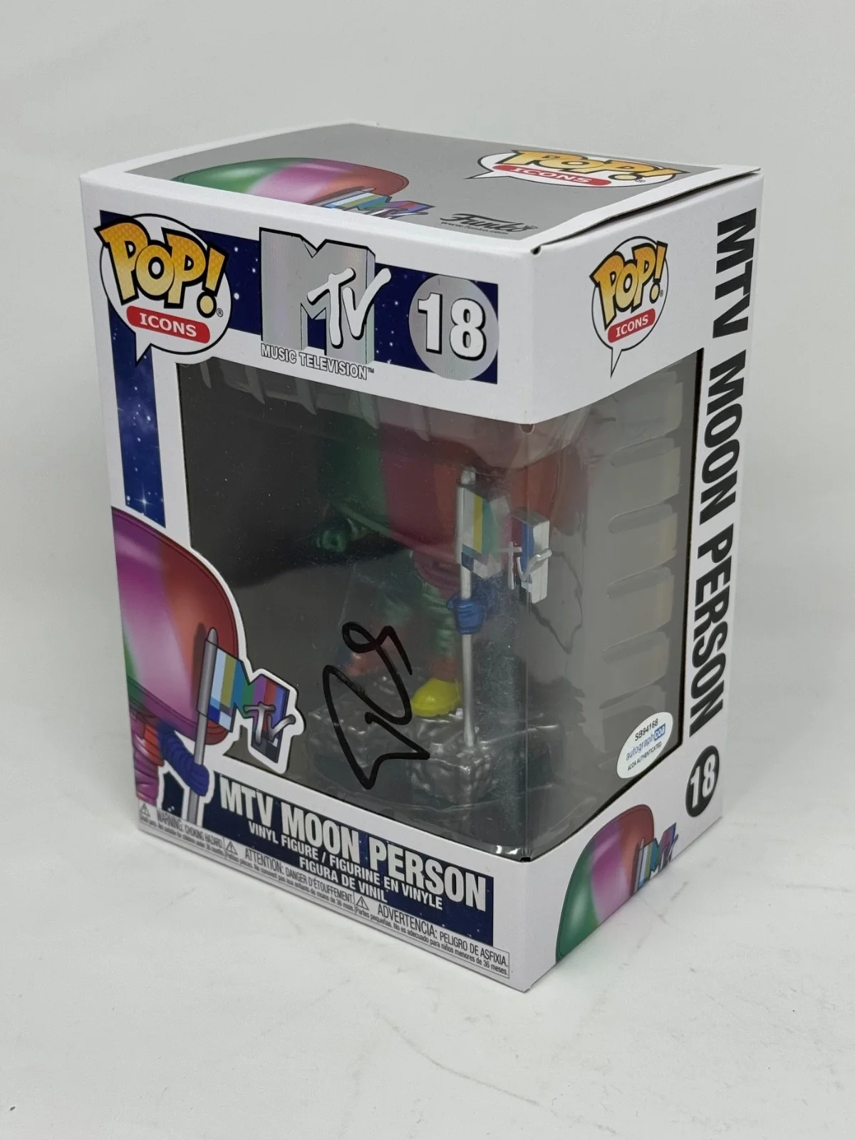Russell Simmons Signed Autograph MTV Moon Person Funko Pop Def Jam Records ACOA, изображение 4