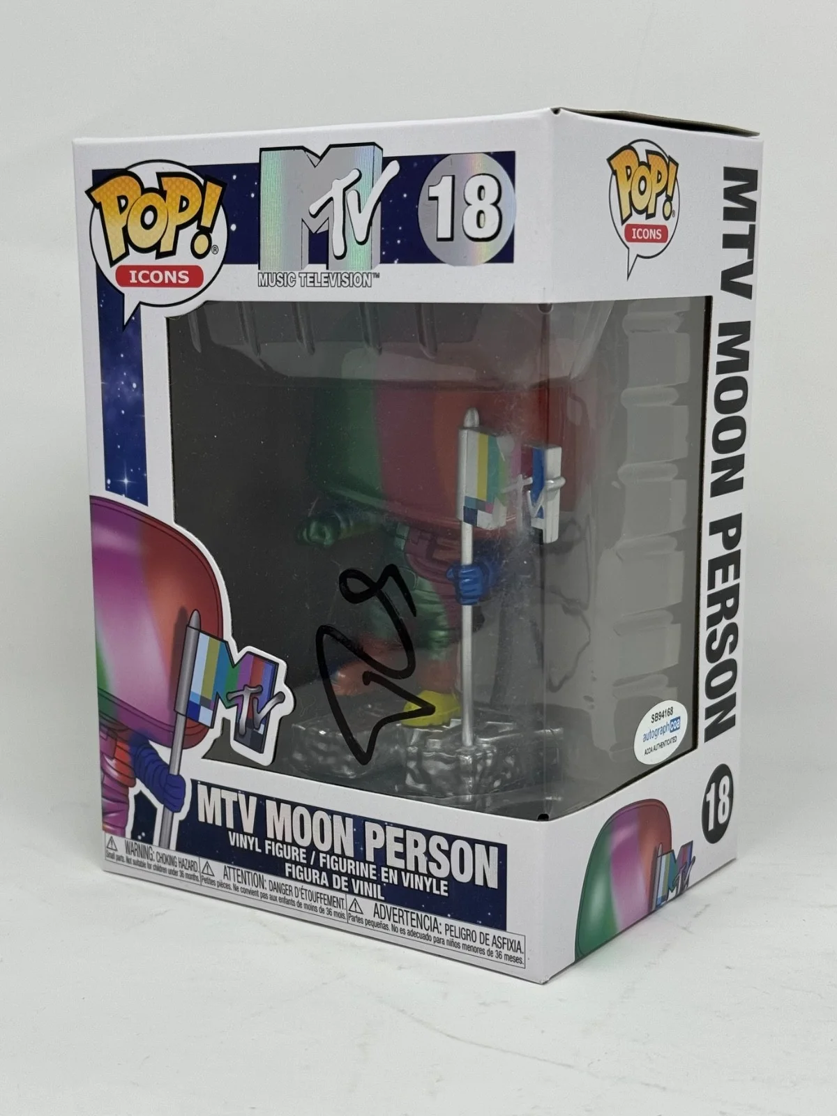 Russell Simmons Signed Autograph MTV Moon Person Funko Pop Def Jam Records ACOA, изображение 5