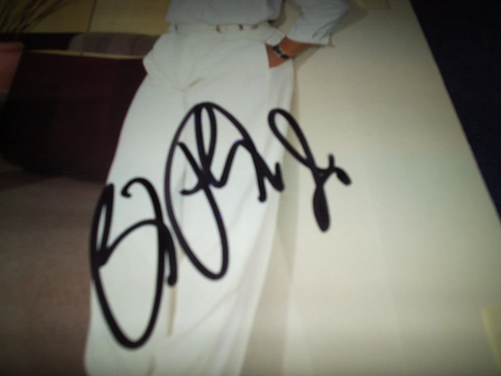 RAY PARKER JR. SIGNED RECORD " THE OTHER WOMAN" GHOSTBUSTERS XRARE! L@@K PROOF, image 3