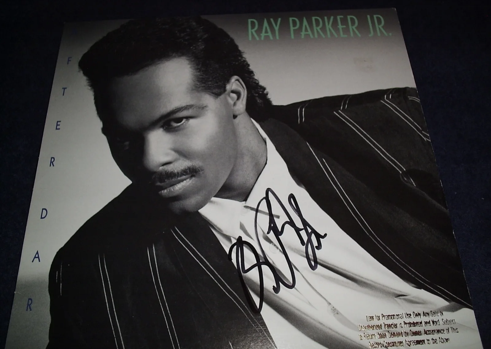 RAY PARKER JR. SIGNED RECORD "AFTER DARK" GHOSTBUSTERS XRARE PROMO L@@K PROOF!, изображение 2