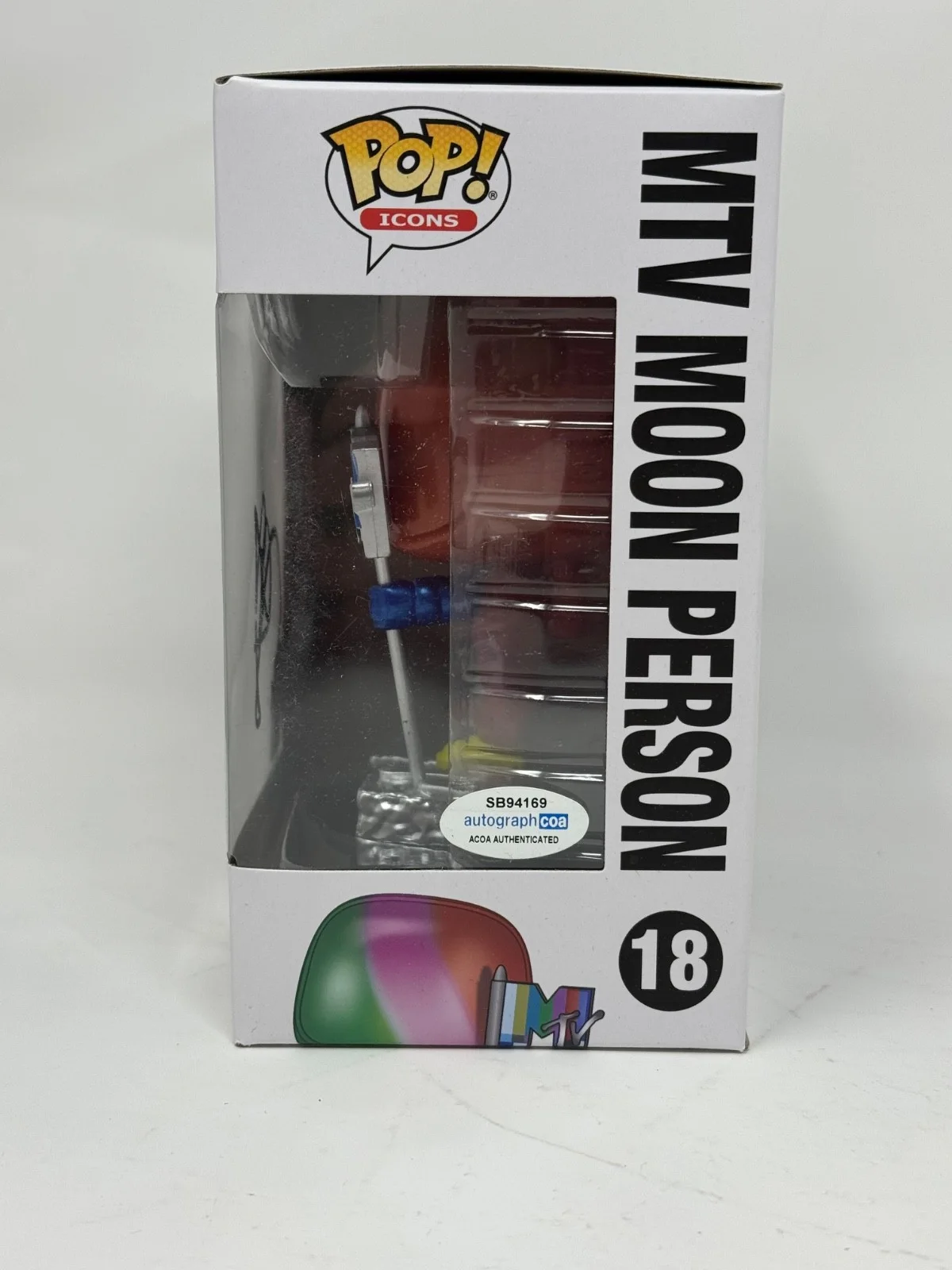 Russell Simmons Signed Autograph MTV Moon Person Funko Pop Def Jam Records ACOA, image 4