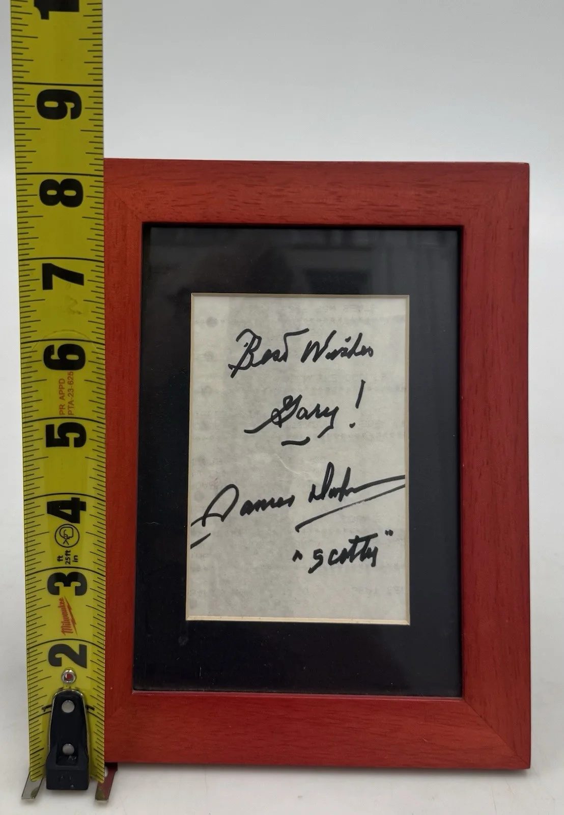 James Doohan — James Doohan “Scotty” Star Trek Autograph, image 2