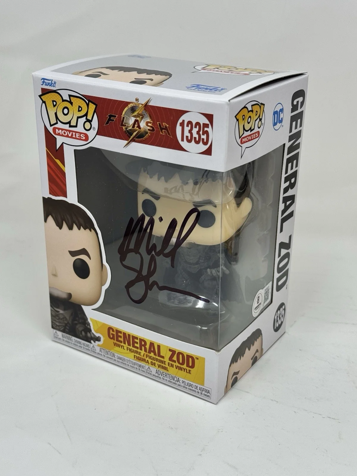Michael Shannon — Michael Shannon Signed The Flash General Zod Funko Pop 1335 Autograph Beckett, изображение 3