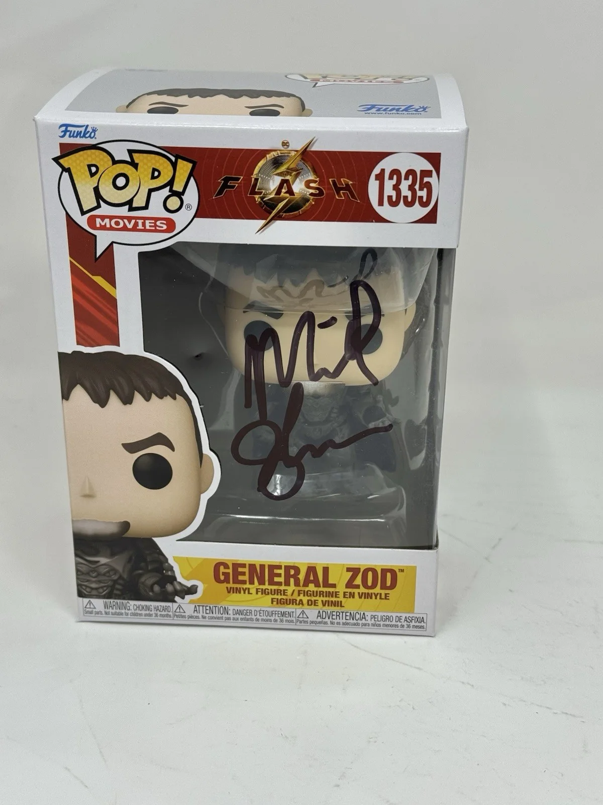 Michael Shannon — Michael Shannon Signed The Flash General Zod Funko Pop 1335 Autograph Beckett, изображение 5