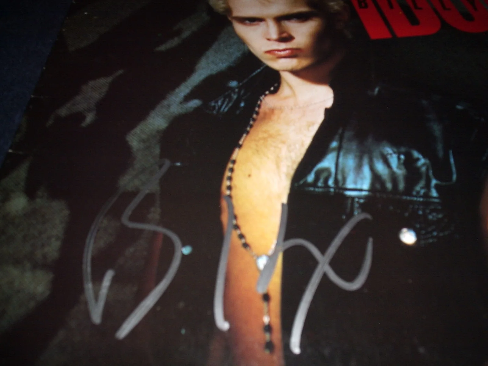 BILLY IDOL SIGNED RECORD "SELF TITLED" ULTRA RARE CANADA IMPORT! WOW L@@K PROOF!, image 3