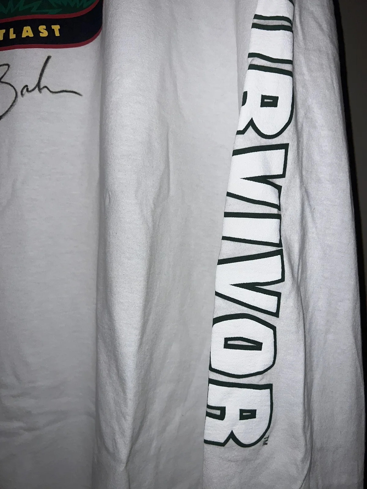 Ethan Zohn — Survivor: Africa Long Sleeve Autographed T-Shirt Signed Ethan Zohn Mens 2XL NEW, изображение 4