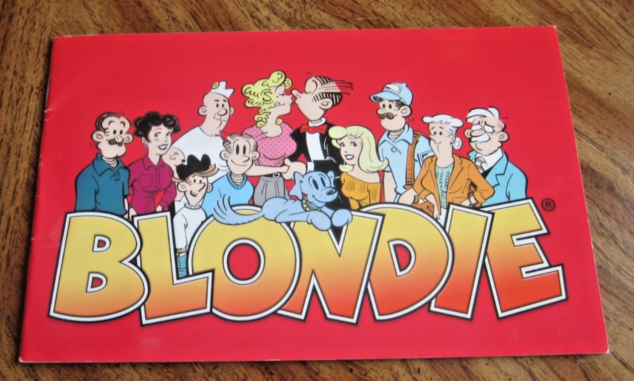 Dean Young — Dean Young Writer Autographed Signed "Blondie" "The Blondie Story" Comic Book, изображение 2