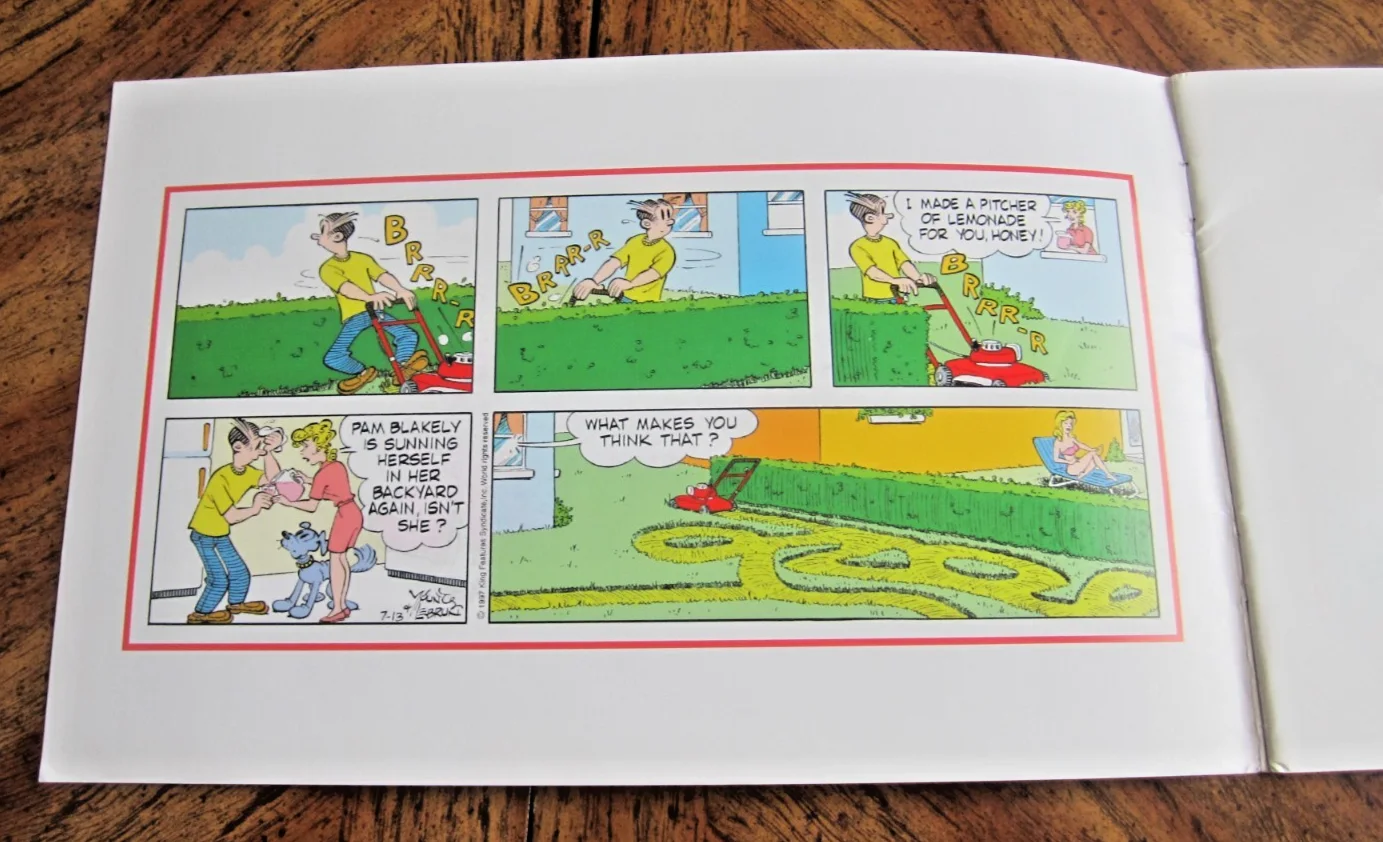Dean Young — Dean Young Writer Autographed Signed "Blondie" "The Blondie Story" Comic Book, изображение 3