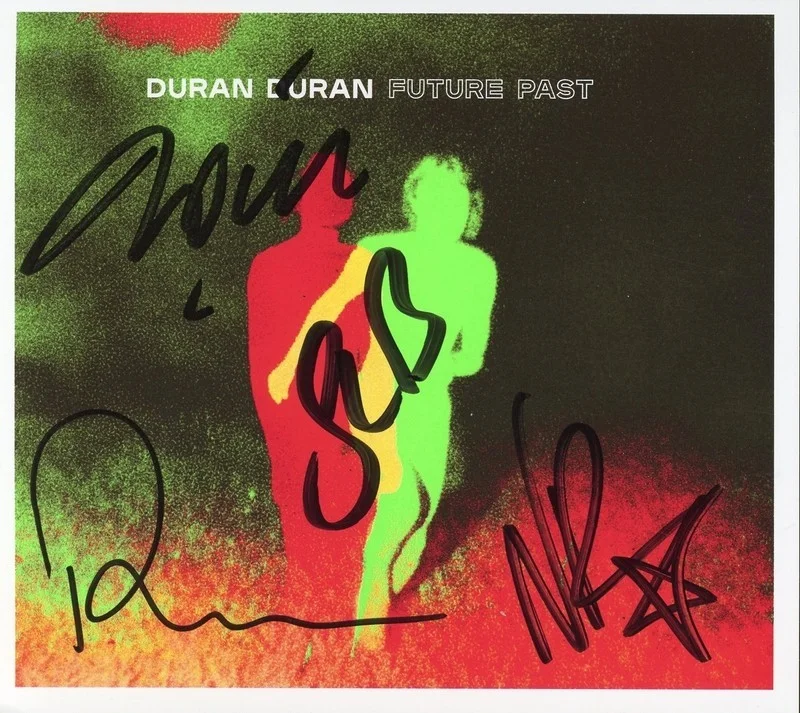 DURAN DURAN SIGNED FUTURE PAST FRAMED & MATTED CD w/ AUTOGRAPH ACOA COA, image 2