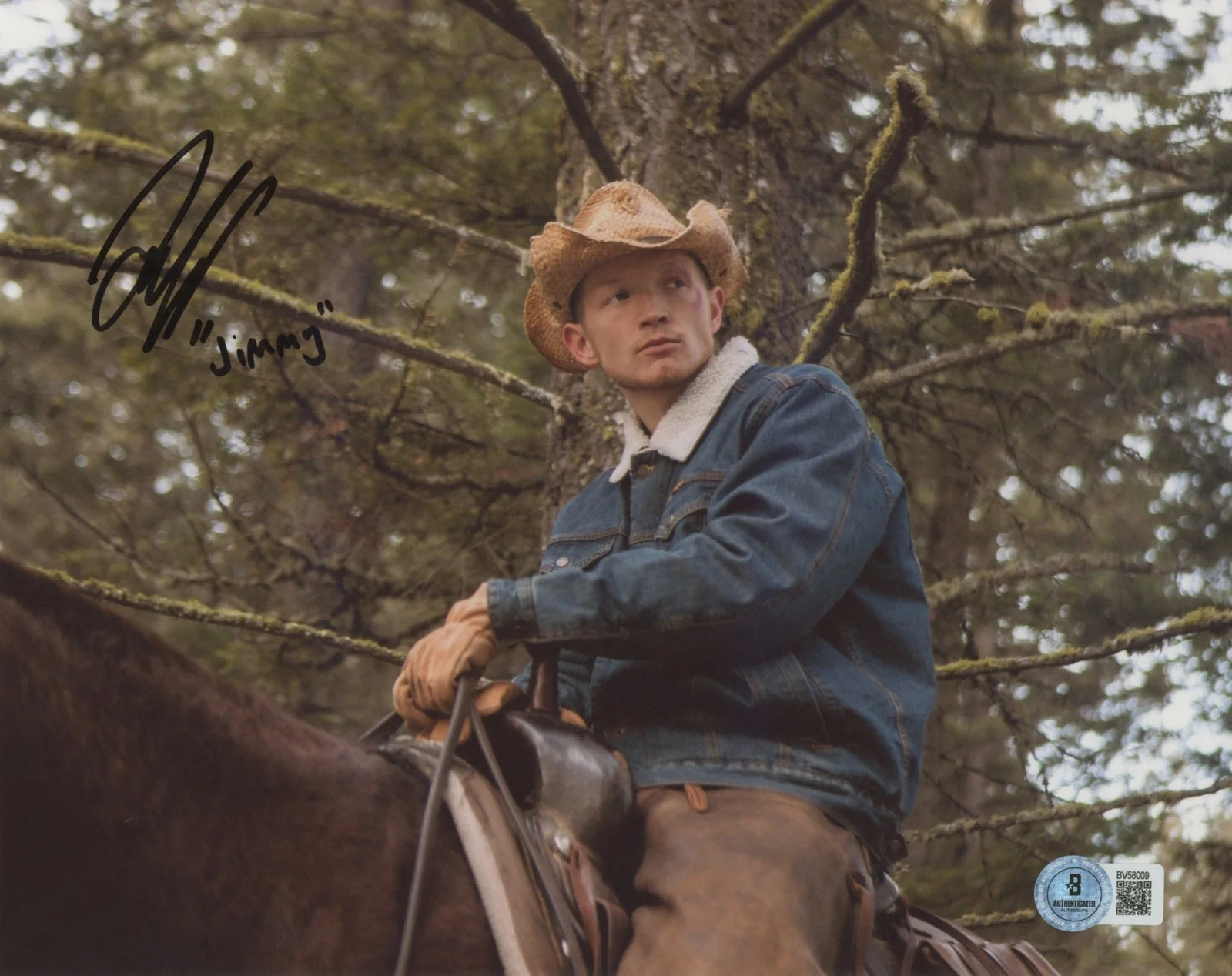 Jefferson White — Jefferson White Yellowstone "Jimmy" Authentic Signed 8x10 Photo BAS #BV58009
