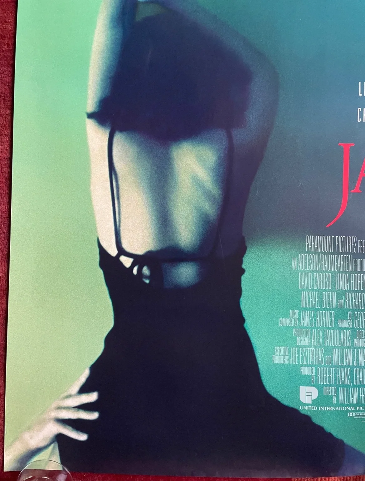 JADE (1995) Original UK One Sheet Film Poster Linda Fiorentino William Friedkin, изображение 4