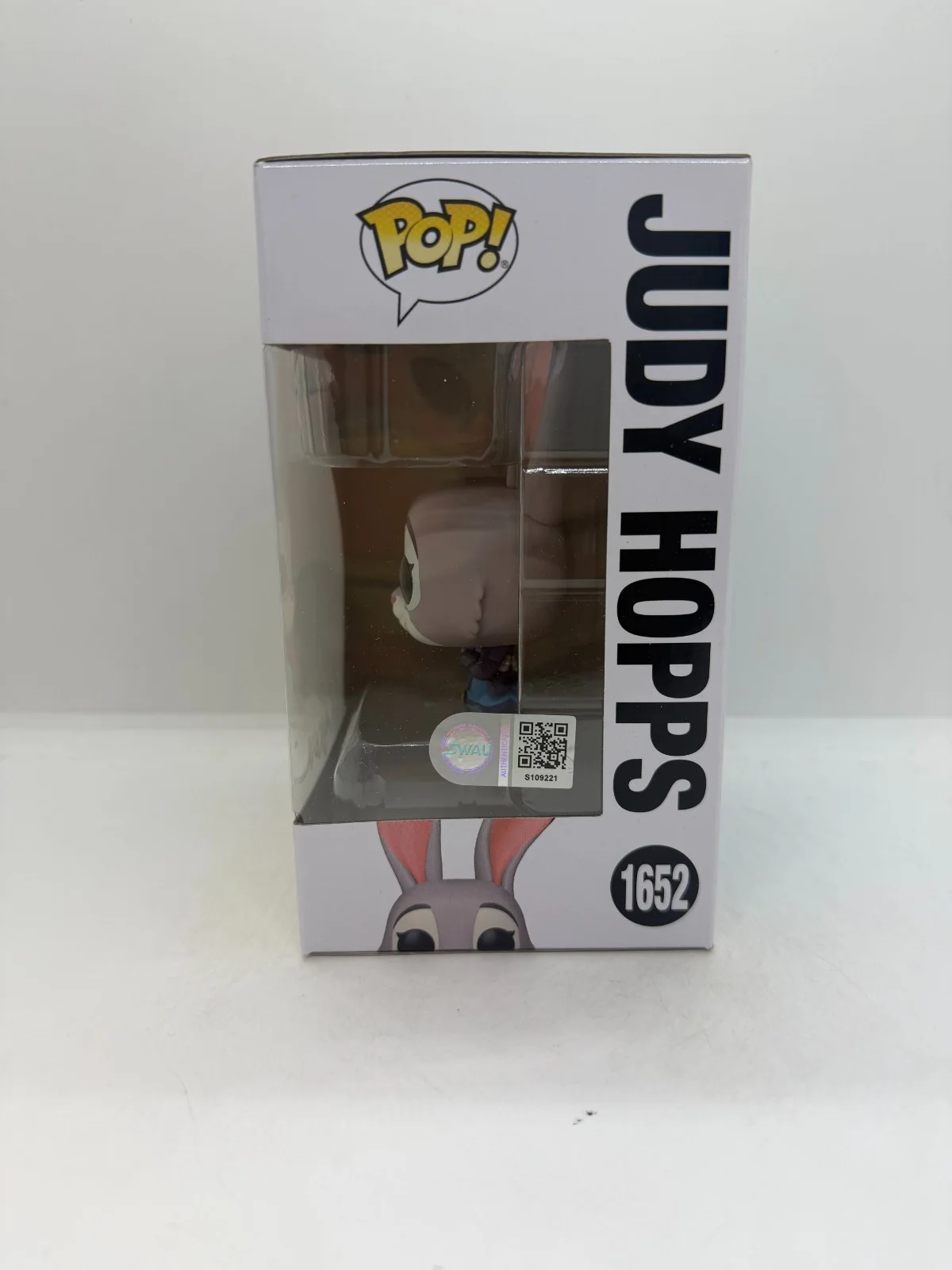 Ginnifer Goodwin — Ginnifer Goodwin SIGNED Zootopia Judy Hopps FUNKO POP #1652 SWAU Proof #2, изображение 2