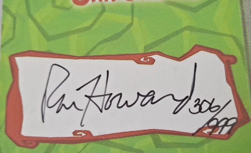 Ron Howard Signed Numbered Director Dr. Seuss Grinch Card Jim Carrey Crew Gift, изображение 3