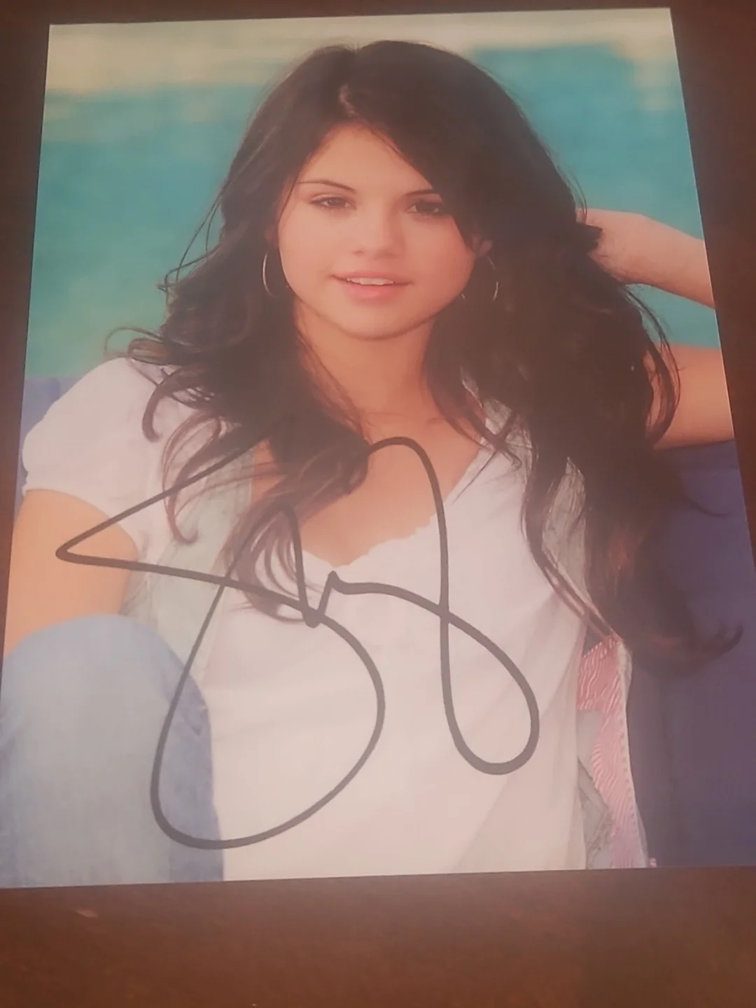 selena gomez signed 5x7 photo picture autographed signature autograph auto pic, изображение 2